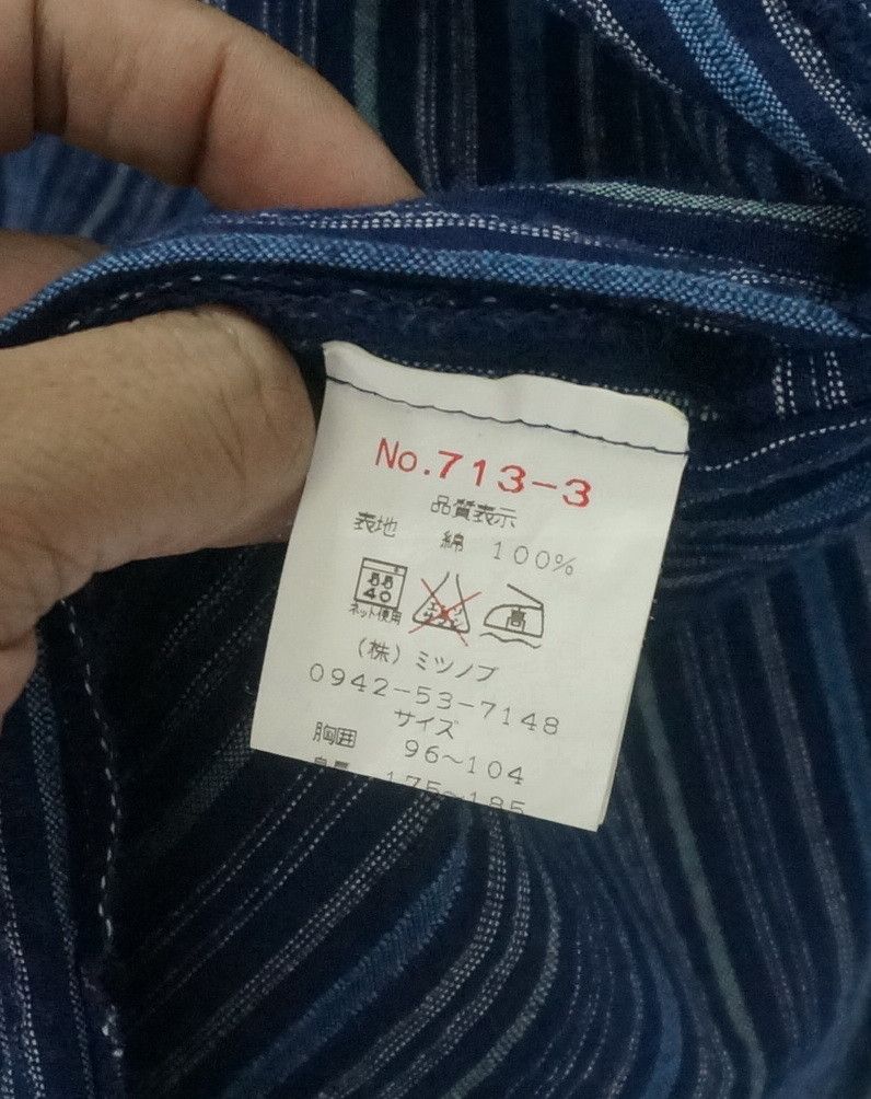 Japanese Brand Kimono Jinbei Indigo Hickory Size US M / EU 48-50 / 2 - 10 Thumbnail