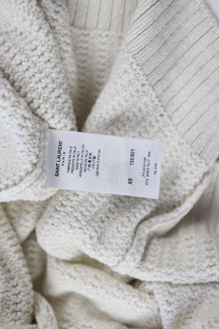 Saint Laurent Paris Saint Laurent Chain Open Knit Sweater Size XS / US 0-2 / IT 36-38 - 10 Thumbnail
