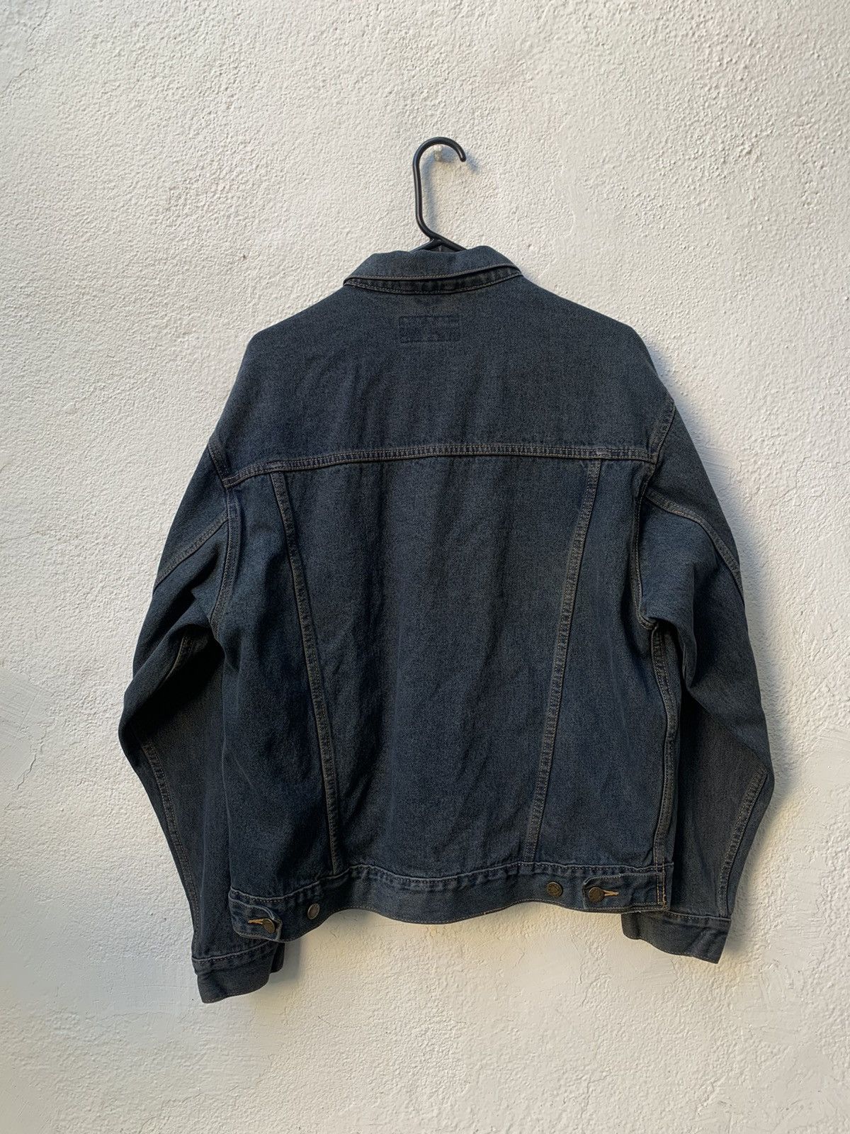 Vintage Hand Dyed Vintage Trucker Jacket Size US L / EU 52-54 / 3 - 2 Thumbnail