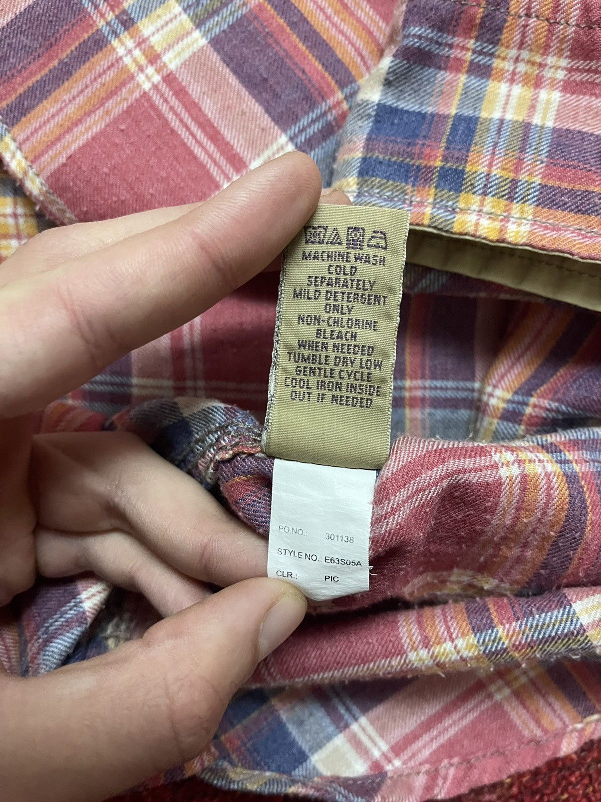 Designer × Japanese Brand × Prps PRPS Y2K flannel buttons up shirt Size US XL / EU 56 / 4 - 8 Thumbnail