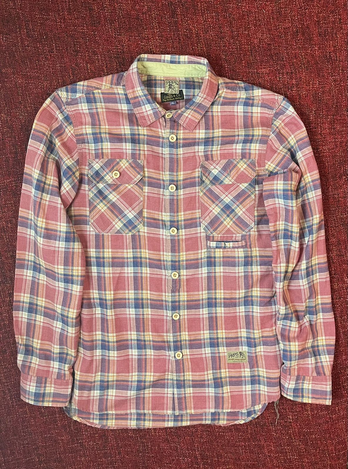 Designer × Japanese Brand × Prps PRPS Y2K flannel buttons up shirt Size US XL / EU 56 / 4 - 1 Thumbnail