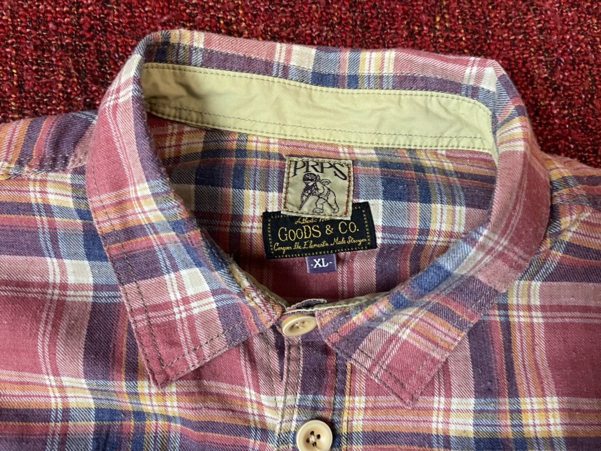 Designer × Japanese Brand × Prps PRPS Y2K flannel buttons up shirt Size US XL / EU 56 / 4 - 3 Thumbnail