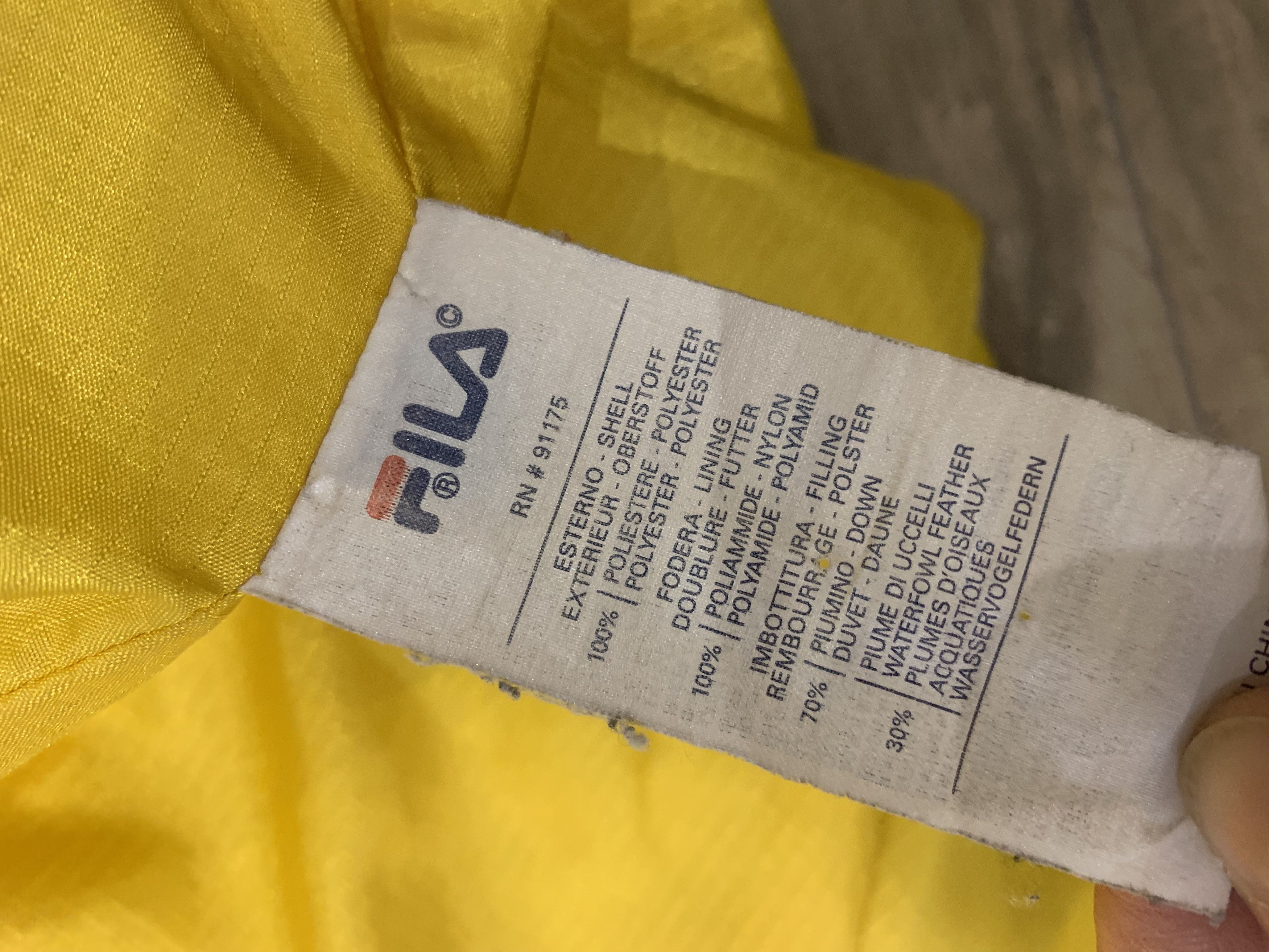 Fila × Vintage Fila Puffer down jacket Size US S / EU 44-46 / 1 - 5 Thumbnail