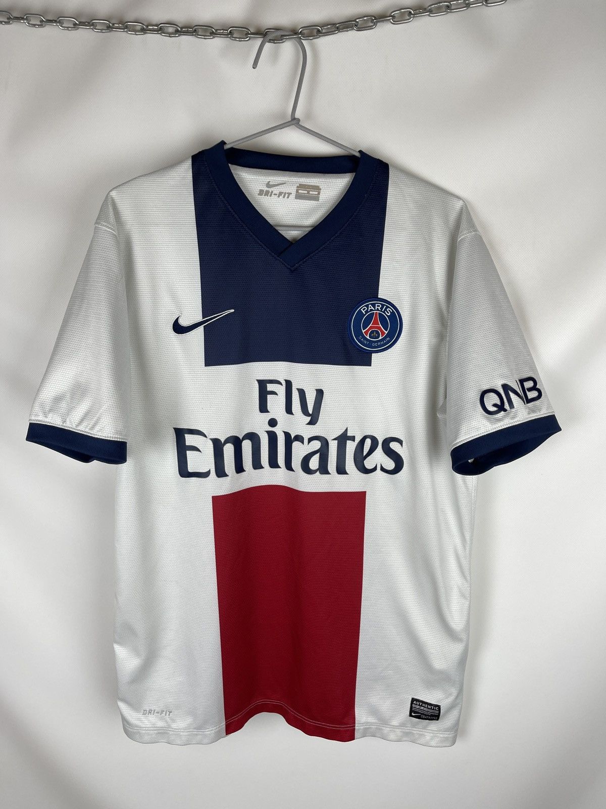 Nike Nike Paris Saint Germain PSG 2013 2014 away soccer jersey Size US M / EU 48-50 / 2 - 1 Thumbnail