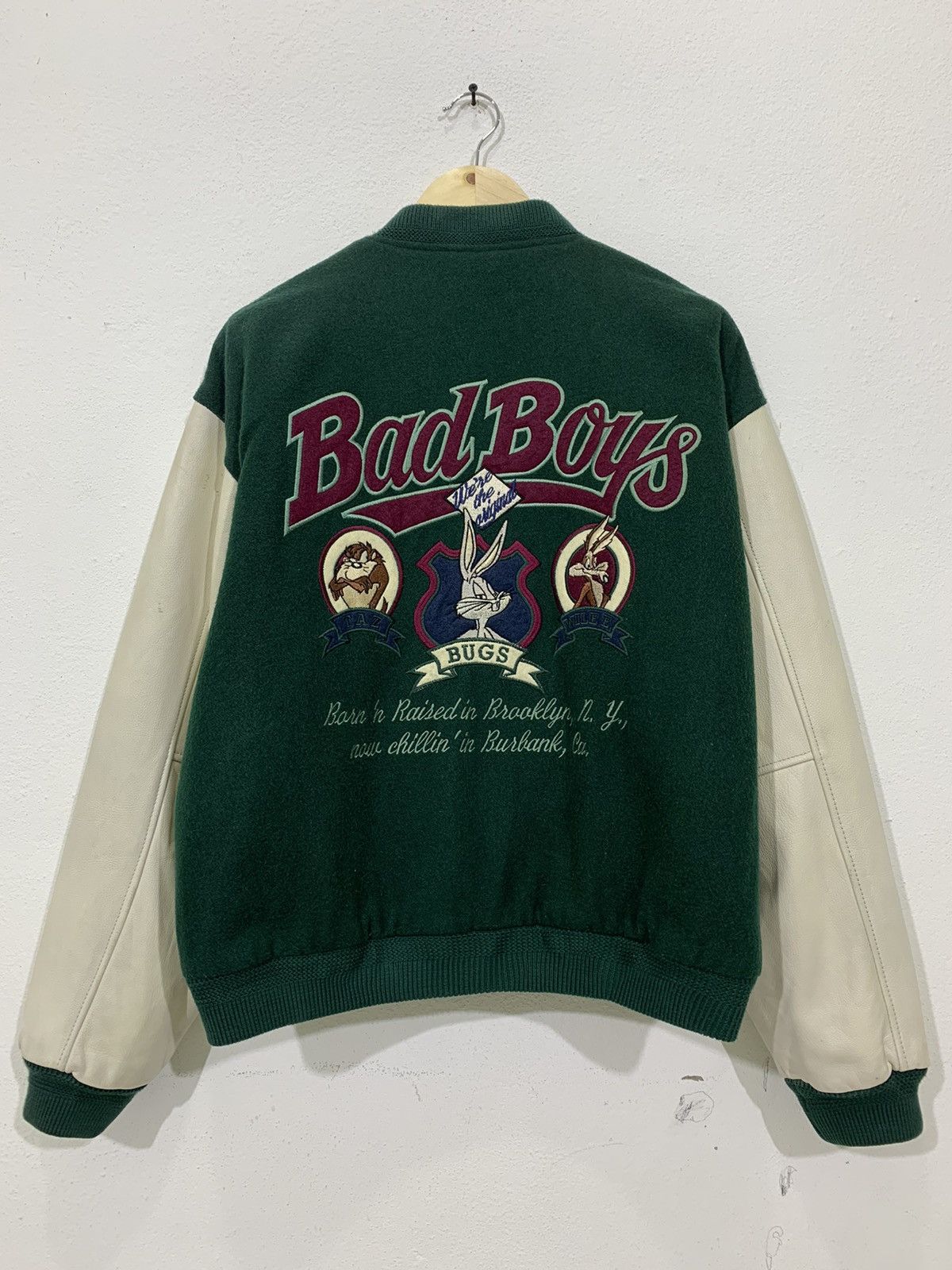 Vintage Vintage Acme Clothing Warnerbros Bad Boys Varsity Jacket Grailed