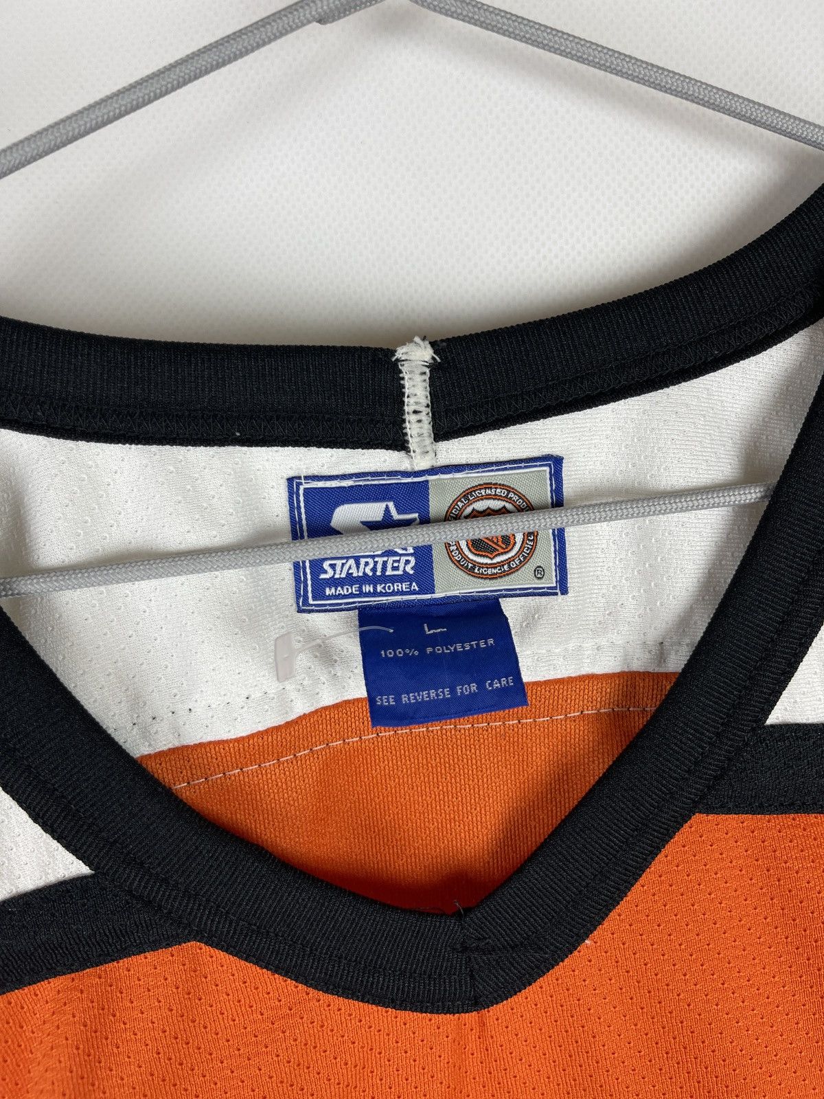 NHL Starter vintage Philadelphia Flyers 90s NHL Korea jersey Size US L / EU 52-54 / 3 - 6 Thumbnail