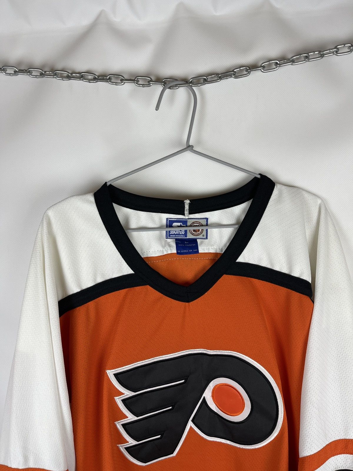 NHL Starter vintage Philadelphia Flyers 90s NHL Korea jersey Size US L / EU 52-54 / 3 - 2 Thumbnail