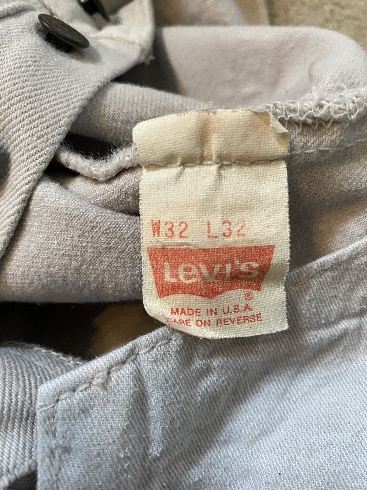 Levi's × Vintage Vintage Levi’s 501 Cool Grey Size US 32 / EU 48 - 4 Thumbnail