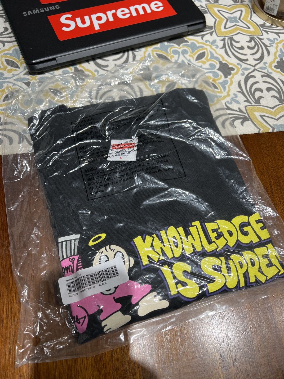 Supreme Knowledge Supreme Tee | Grailed