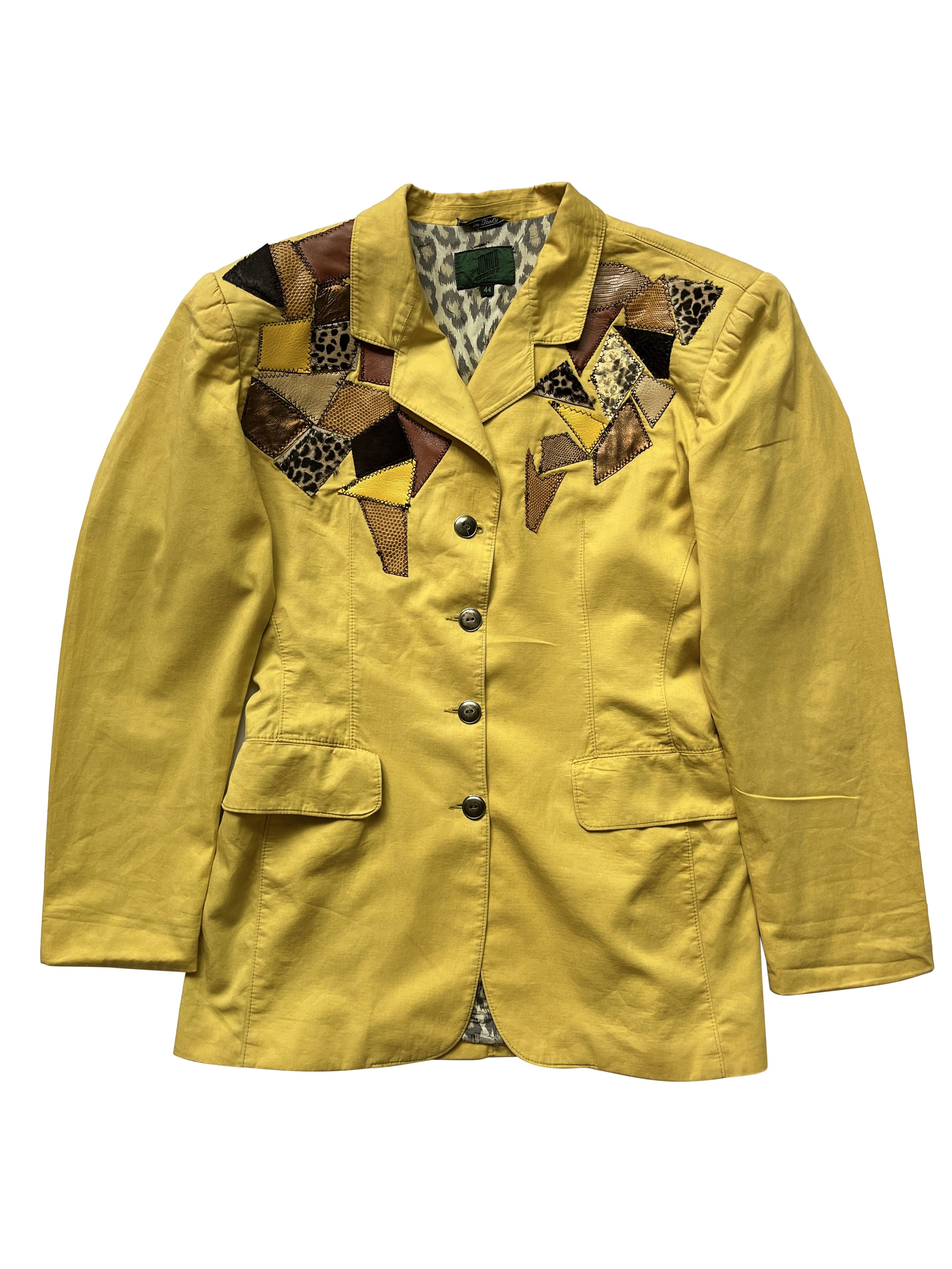 Jean Paul Gaultier ⚡️QUICK SALE⚡️1980s' Jean Paul Gaultier Yellow Jacket Size M / US 6-8 / IT 42-44 - 1 Thumbnail