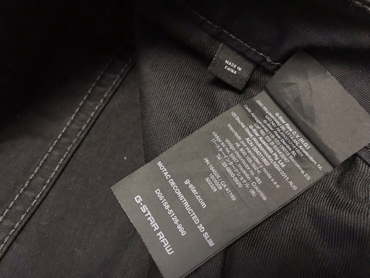 G-Star G Star Motac Deconstructed 3D Slim pant Size US 31 - 10 Thumbnail