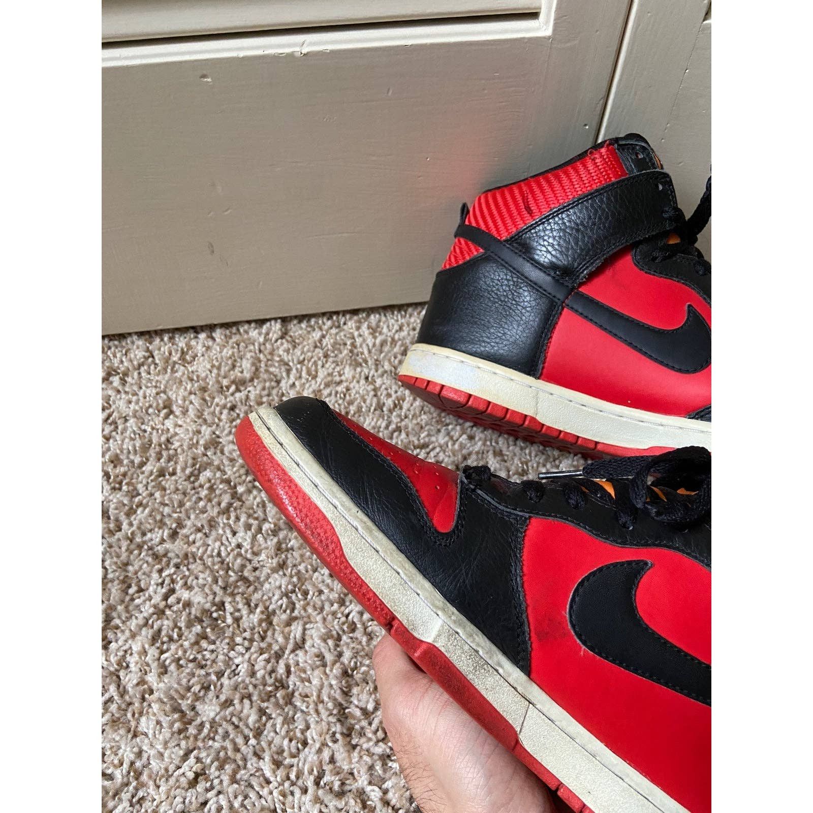 Nike Nike Dunk High Barcelona Sneaker Red Black Men’s Size 10 Size US 10 / EU 43 - 7 Thumbnail