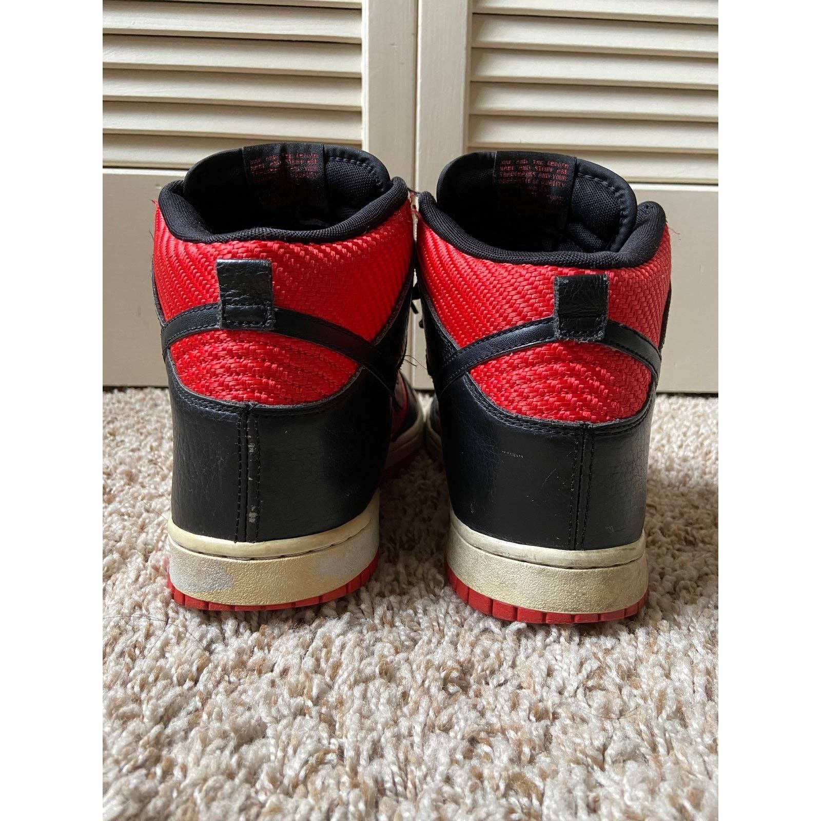 Nike Nike Dunk High Barcelona Sneaker Red Black Men’s Size 10 Size US 10 / EU 43 - 3 Thumbnail