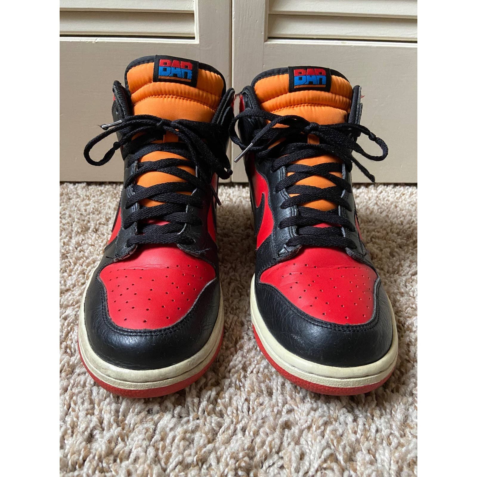 Nike Nike Dunk High Barcelona Sneaker Red Black Men’s Size 10 Size US 10 / EU 43 - 2 Thumbnail