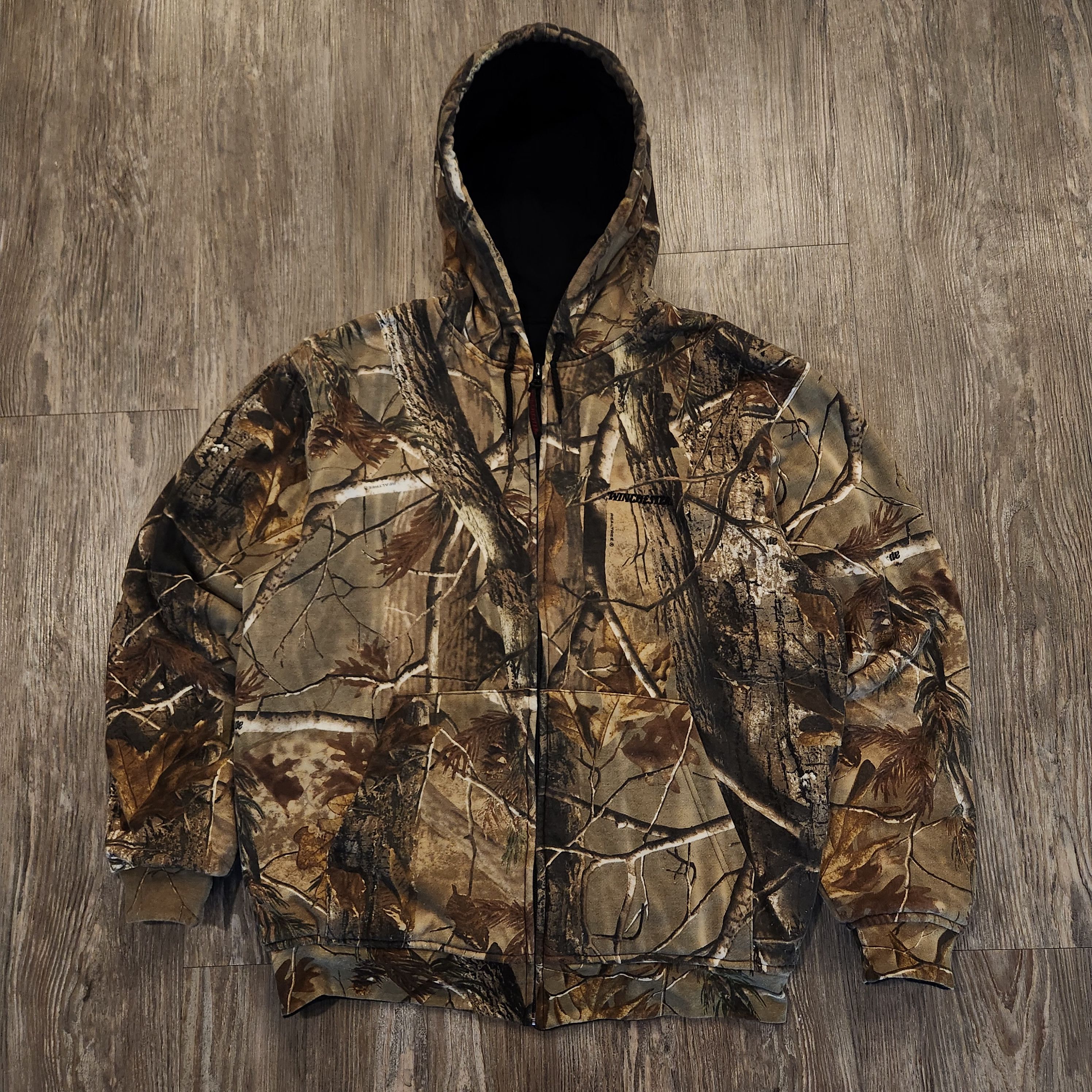 REVERSIBLE ZIP HOODIE - BROWN REVERSIBLE ZIP HOODIE - BROWN