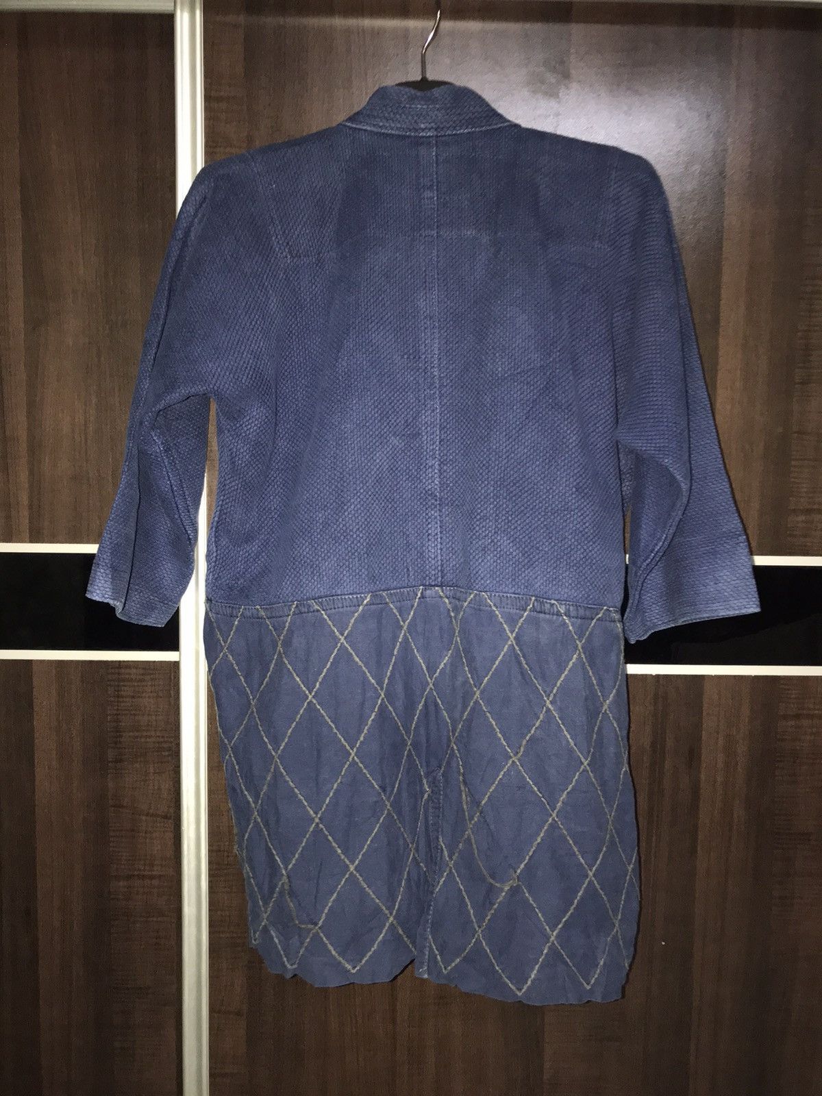 Indigo 🔥 Vintage Indigo Japanese Kimono Jacket Size US M / EU 48-50 / 2 - 2 Thumbnail