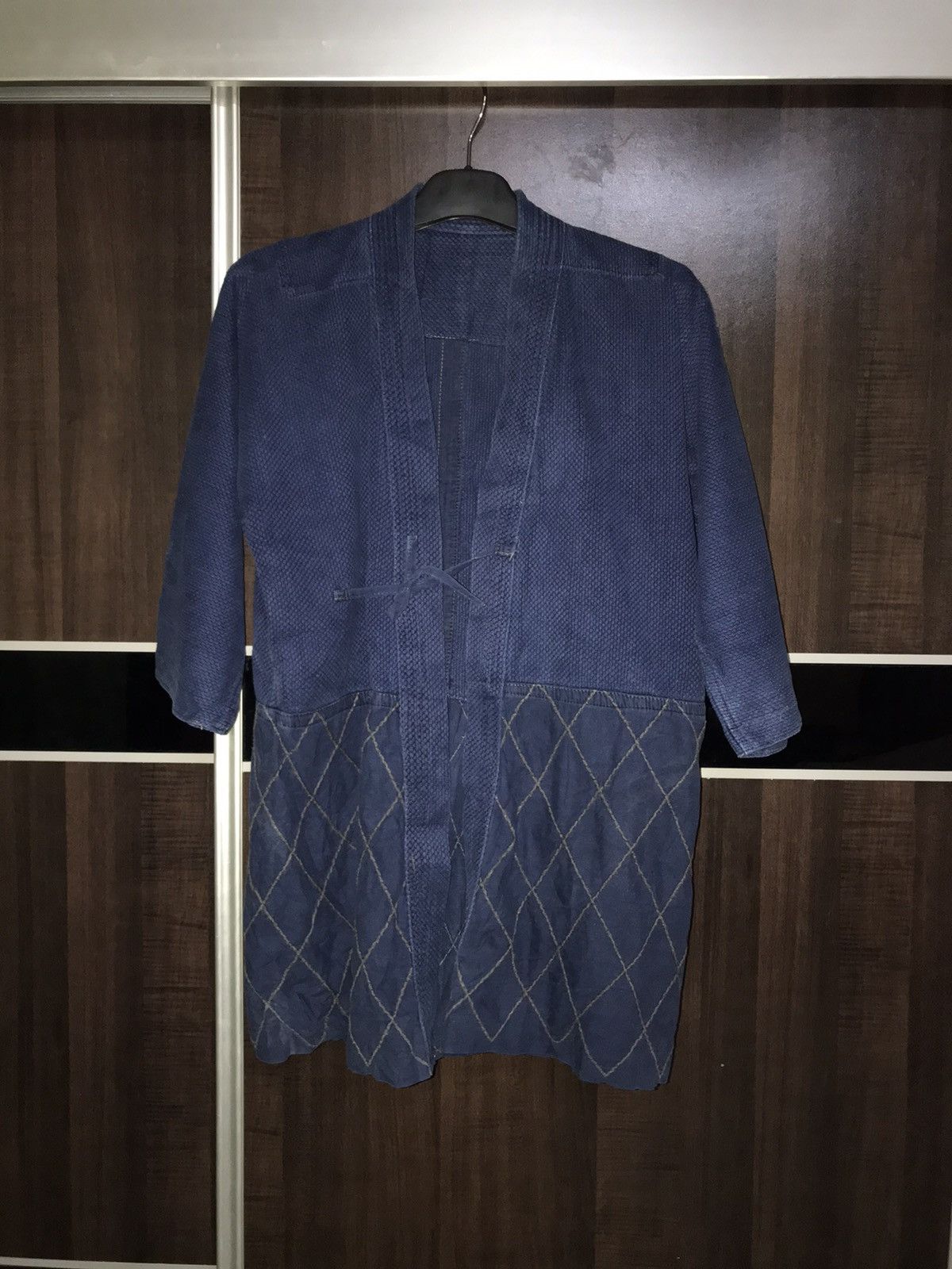 Indigo 🔥 Vintage Indigo Japanese Kimono Jacket Size US M / EU 48-50 / 2 - 1 Thumbnail