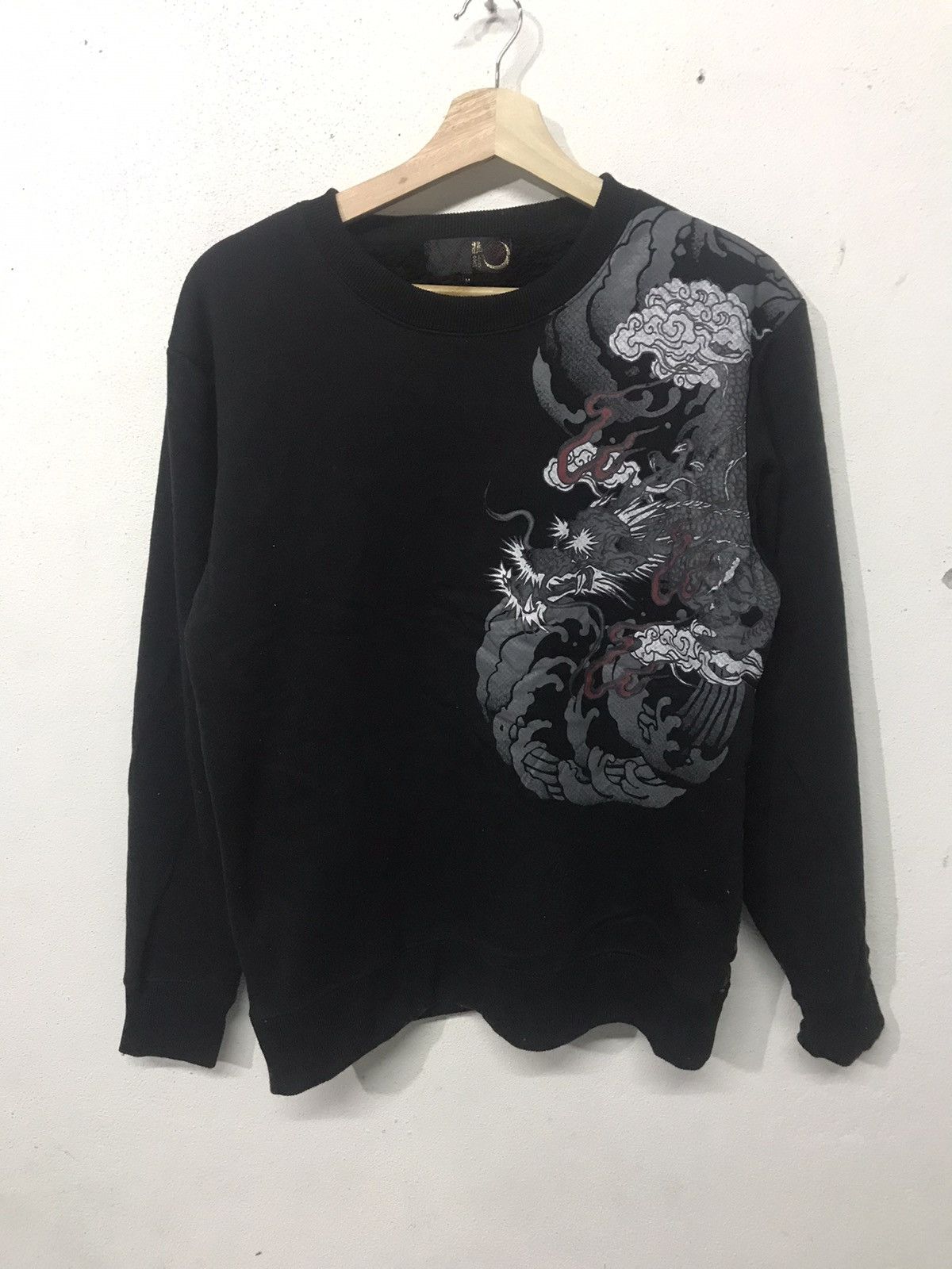 Japanese Brand Vintage🔥Dragon Sweater / Sweatshirt Big Logo Size US M / EU 48-50 / 2 - 2 Thumbnail