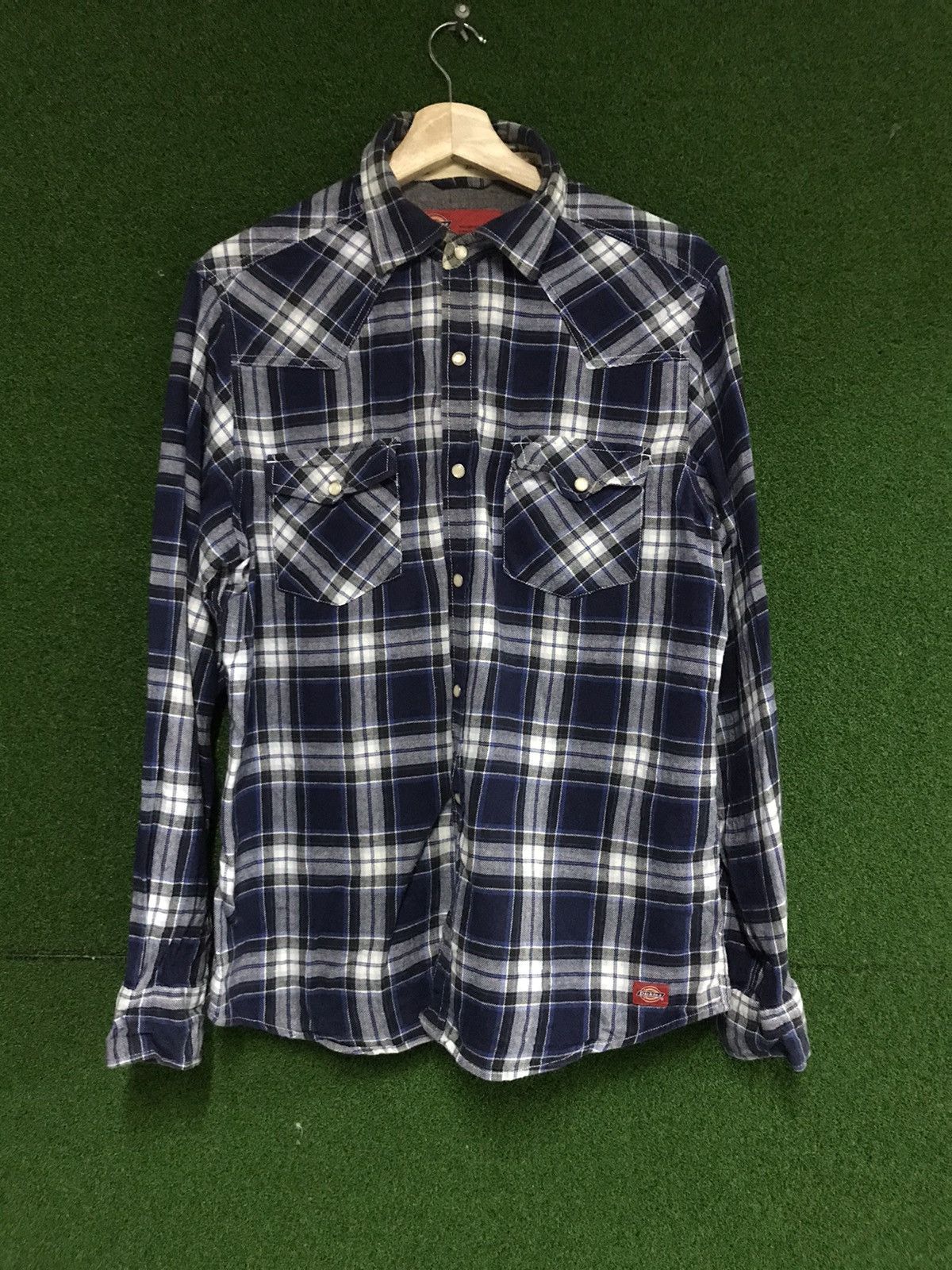 Dickies × Vintage 🔥DELETE TODAY🔥 Dickies flannel shirt button up Size US L / EU 52-54 / 3 - 2 Thumbnail