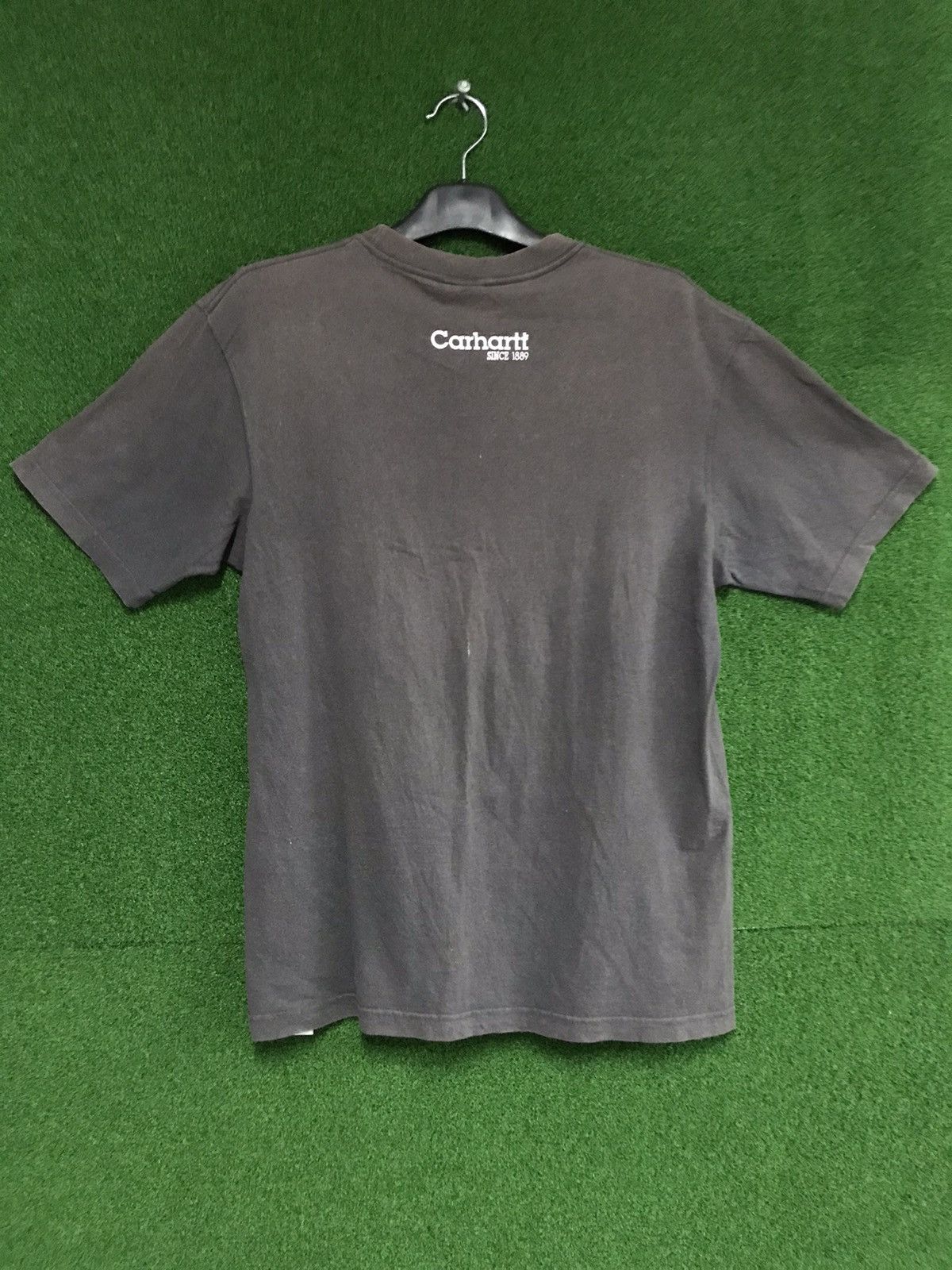 Carhartt Vintage Carhatt T-Shirt Short Sleeve faded Size US L / EU 52-54 / 3 - 3 Thumbnail