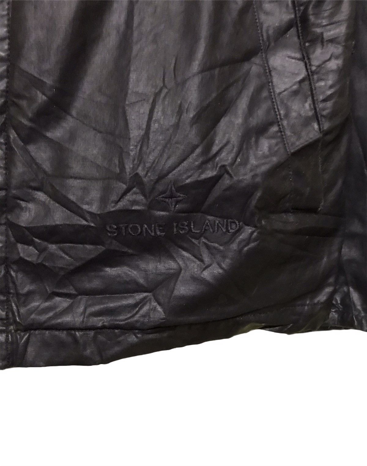 Stone Island 🔥Stone Island Coated Black Painted Style Trucker Jacket Size US S / EU 44-46 / 1 - 6 Thumbnail