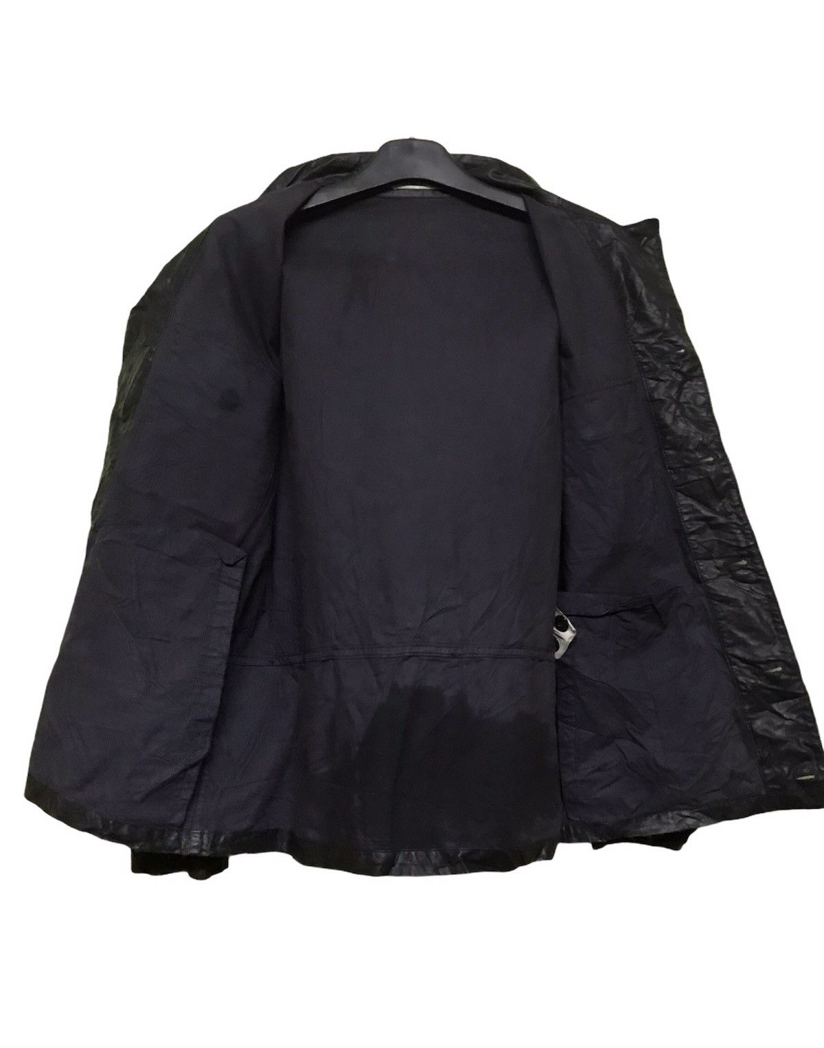 Stone Island 🔥Stone Island Coated Black Painted Style Trucker Jacket Size US S / EU 44-46 / 1 - 5 Thumbnail