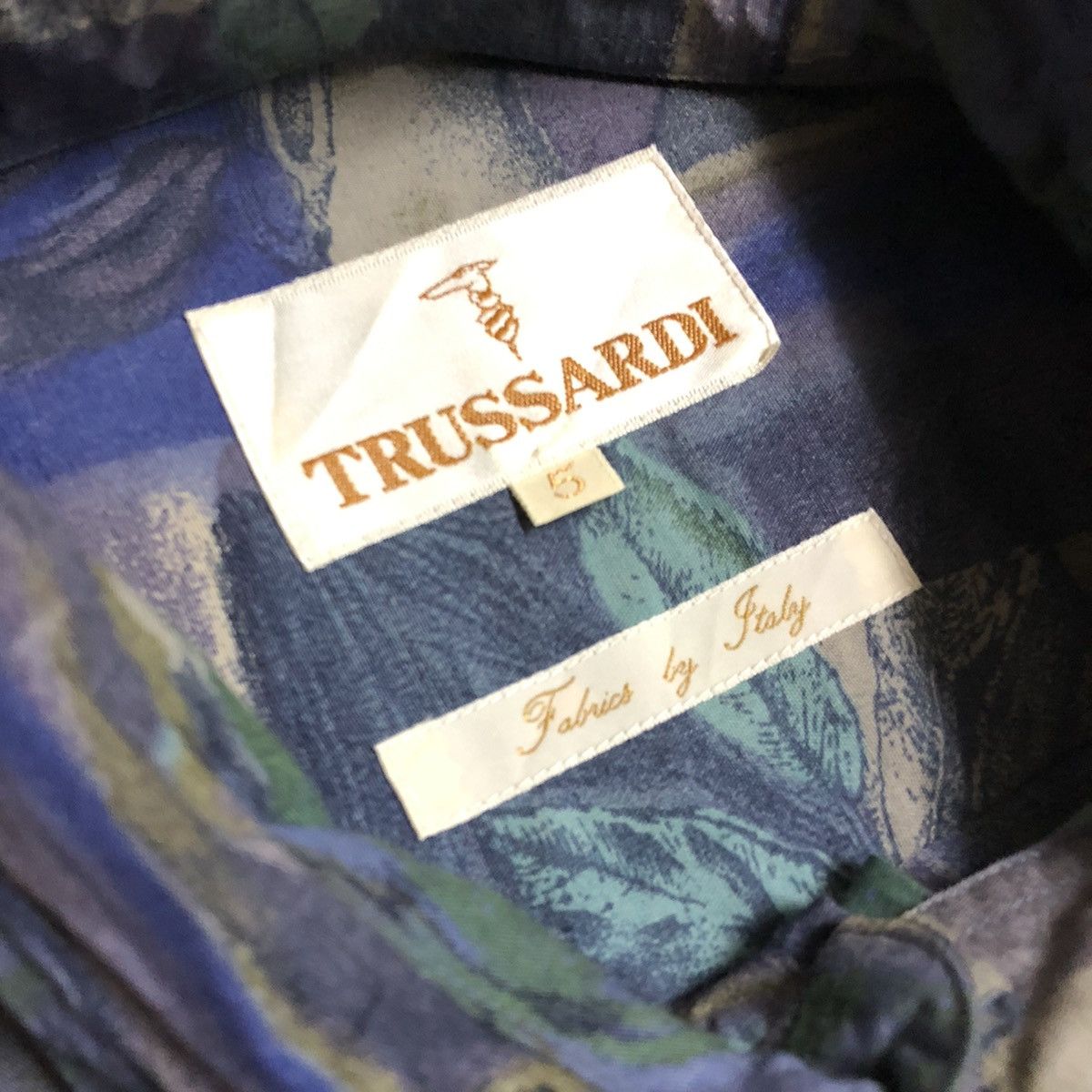 Trussardi Vintage Trusardi Floral Rayon Button Up All Over Print Size US L / EU 52-54 / 3 - 2 Thumbnail