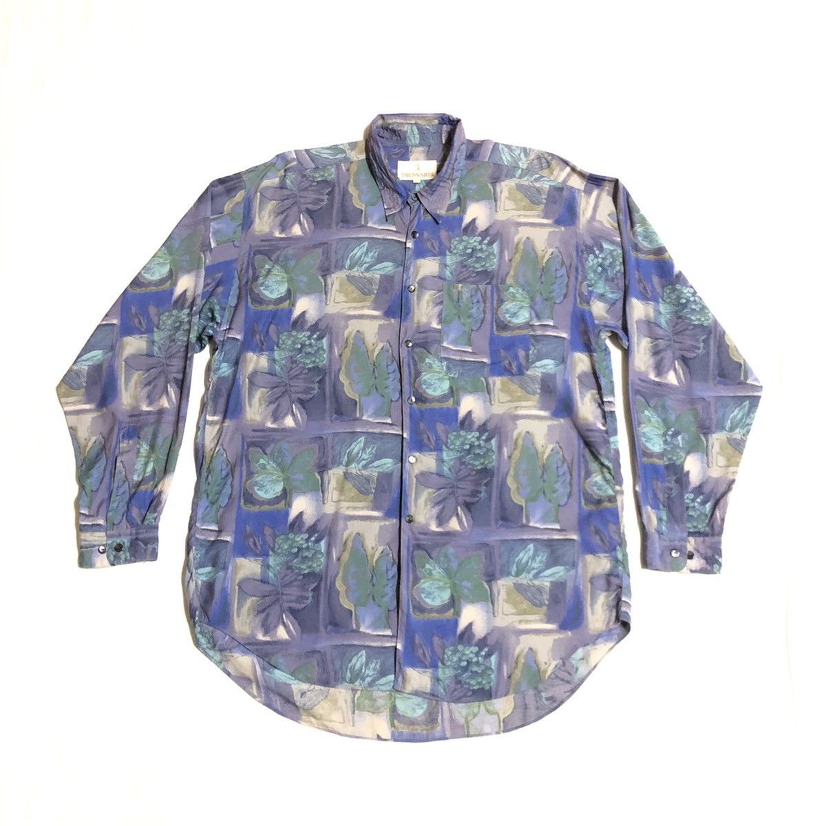 Trussardi Vintage Trusardi Floral Rayon Button Up All Over Print Size US L / EU 52-54 / 3 - 1 Thumbnail