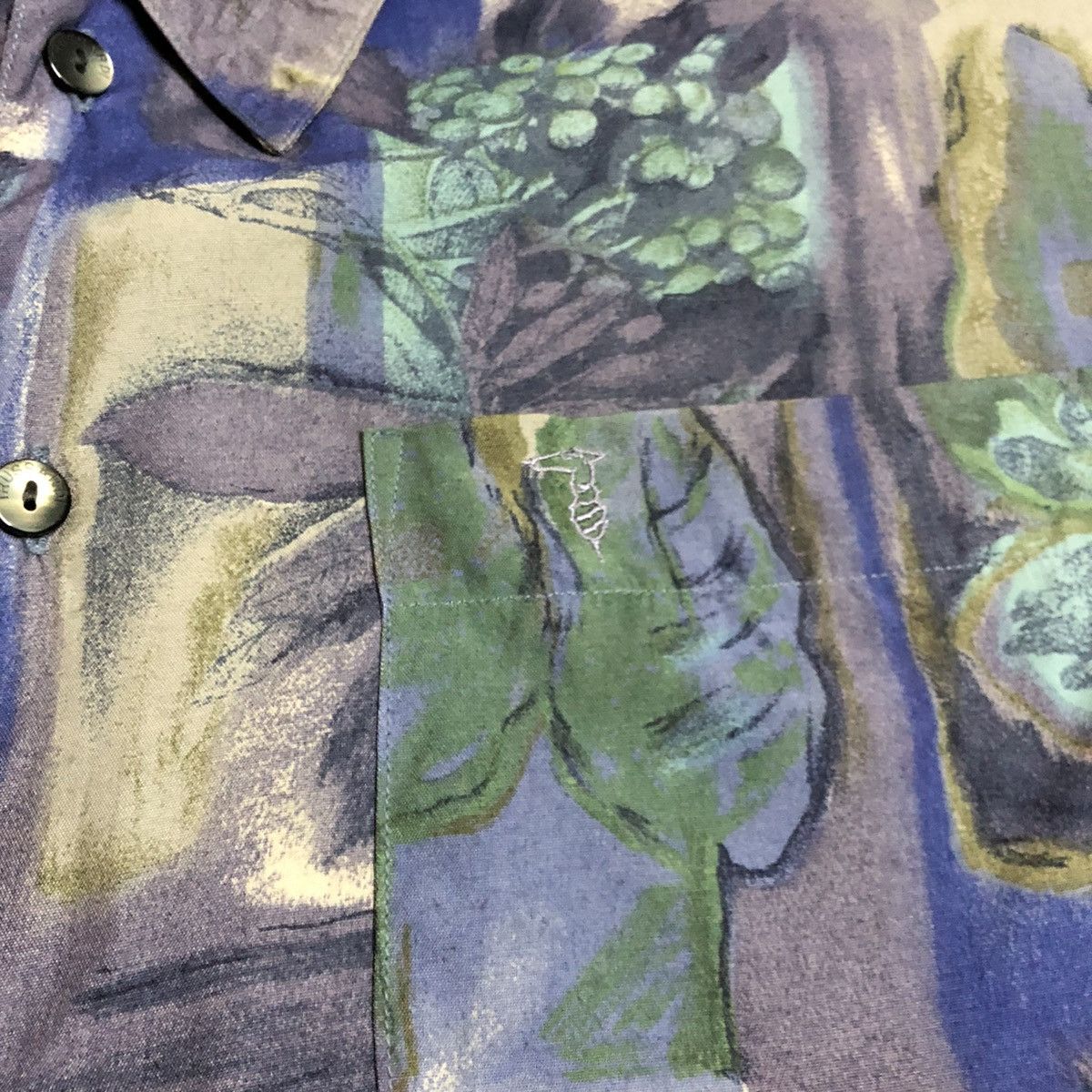 Trussardi Vintage Trusardi Floral Rayon Button Up All Over Print Size US L / EU 52-54 / 3 - 4 Thumbnail
