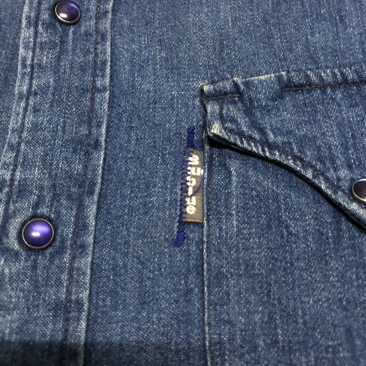 Blue Blue Japan Blue Blue Japan Pearl Snap Western Shirt Size US M / EU 48-50 / 2 - 3 Thumbnail