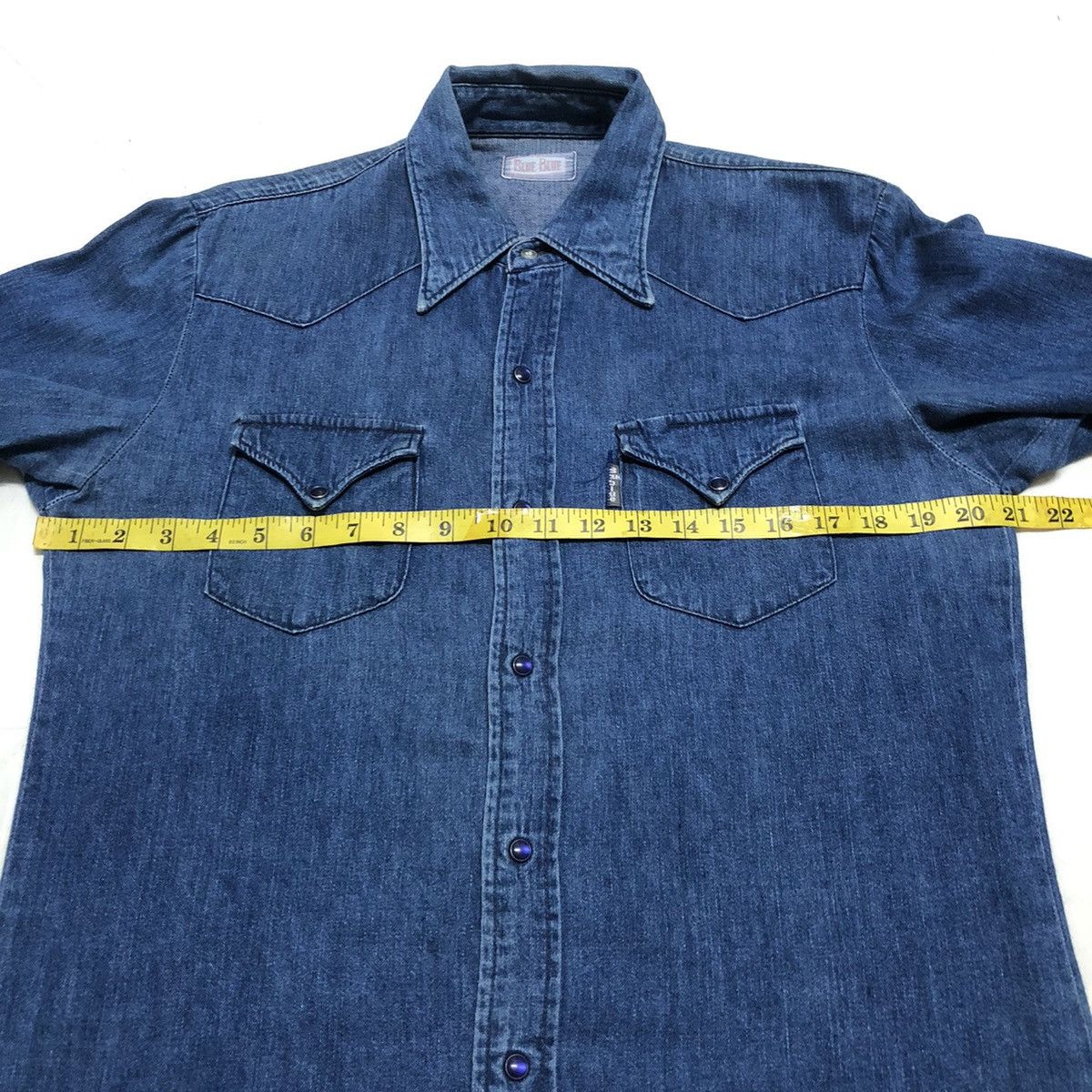 Blue Blue Japan Blue Blue Japan Pearl Snap Western Shirt Size US M / EU 48-50 / 2 - 6 Thumbnail