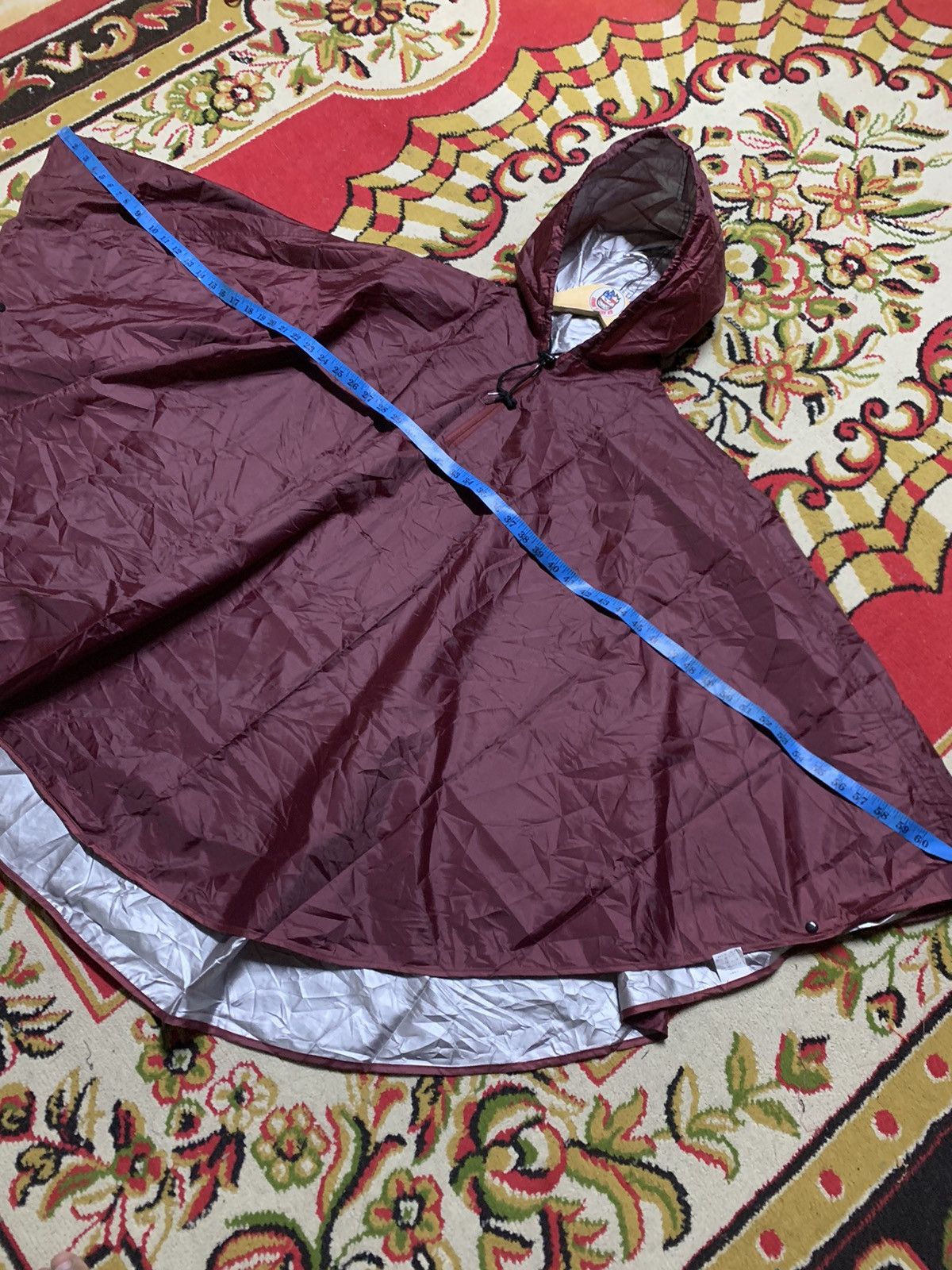 Cloak × Japanese Brand Rare 🔥 Unbrand Poncho Raincoat Cloak Capes Street Fashion Size US L / EU 52-54 / 3 - 8 Thumbnail