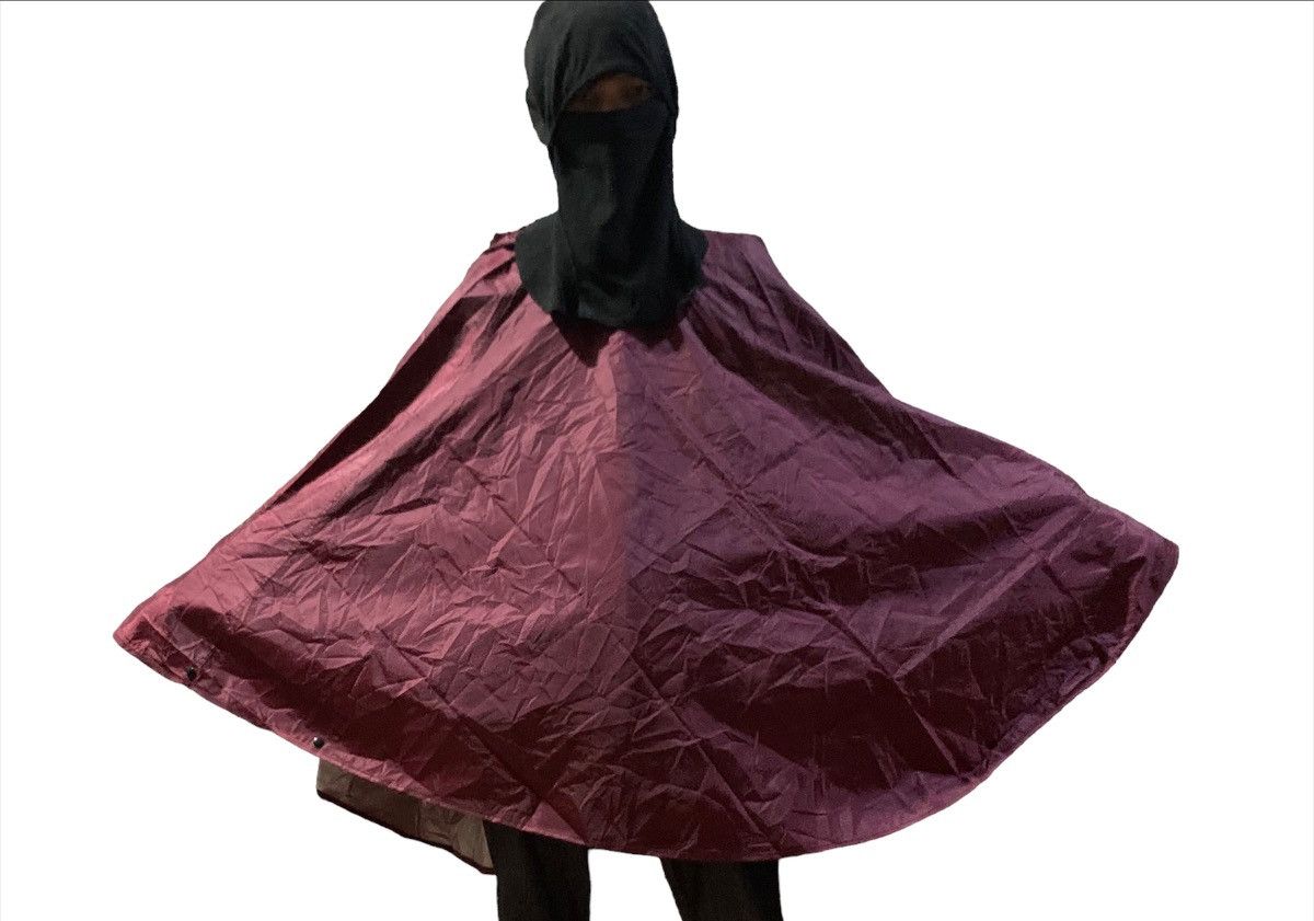 Cloak × Japanese Brand Rare 🔥 Unbrand Poncho Raincoat Cloak Capes Street Fashion Size US L / EU 52-54 / 3 - 3 Thumbnail