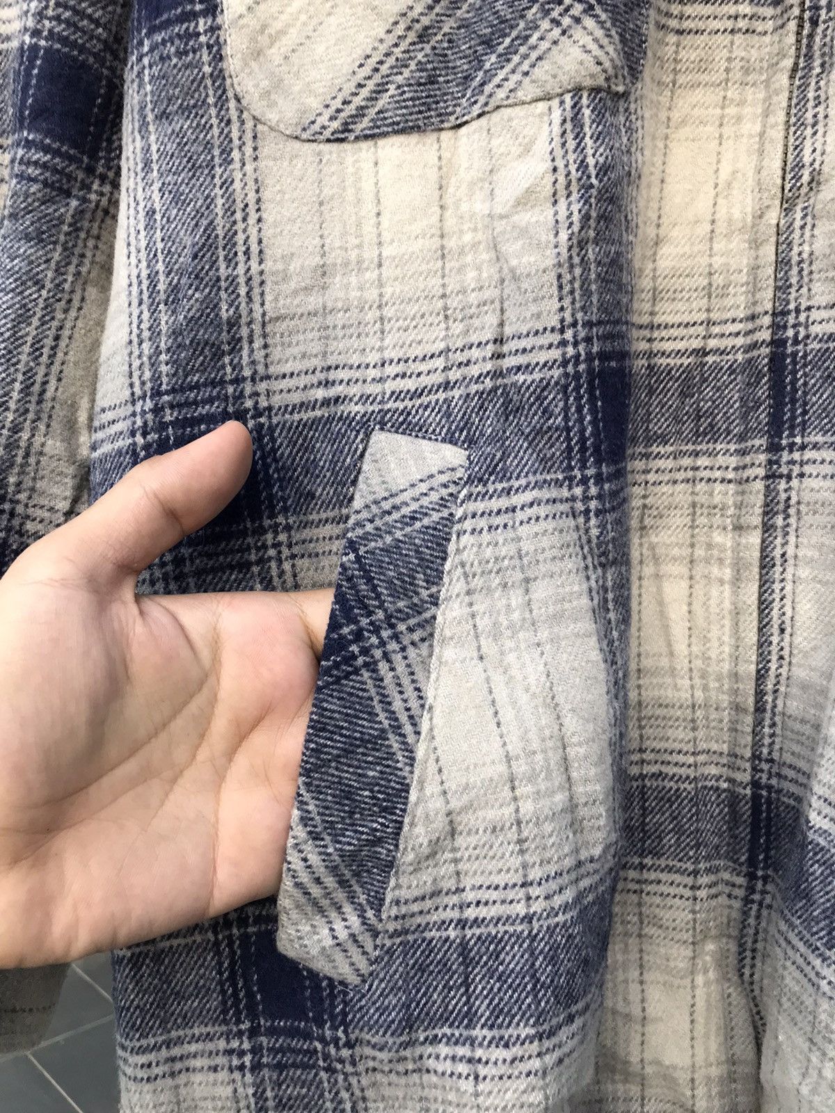 Japanese Brand × Vintage Vintage Lucky Strike Zipper Wool Flannel Size US M / EU 48-50 / 2 - 6 Thumbnail