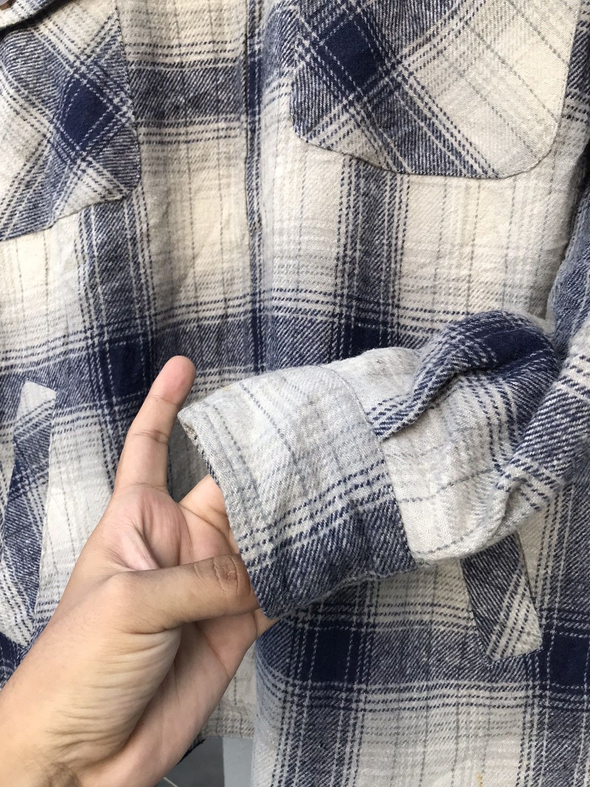 Japanese Brand × Vintage Vintage Lucky Strike Zipper Wool Flannel Size US M / EU 48-50 / 2 - 8 Thumbnail