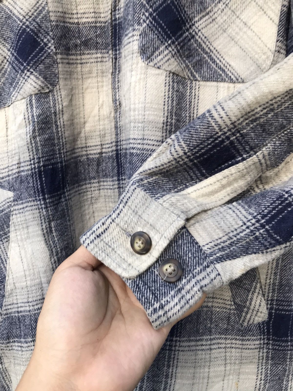 Japanese Brand × Vintage Vintage Lucky Strike Zipper Wool Flannel Size US M / EU 48-50 / 2 - 7 Thumbnail