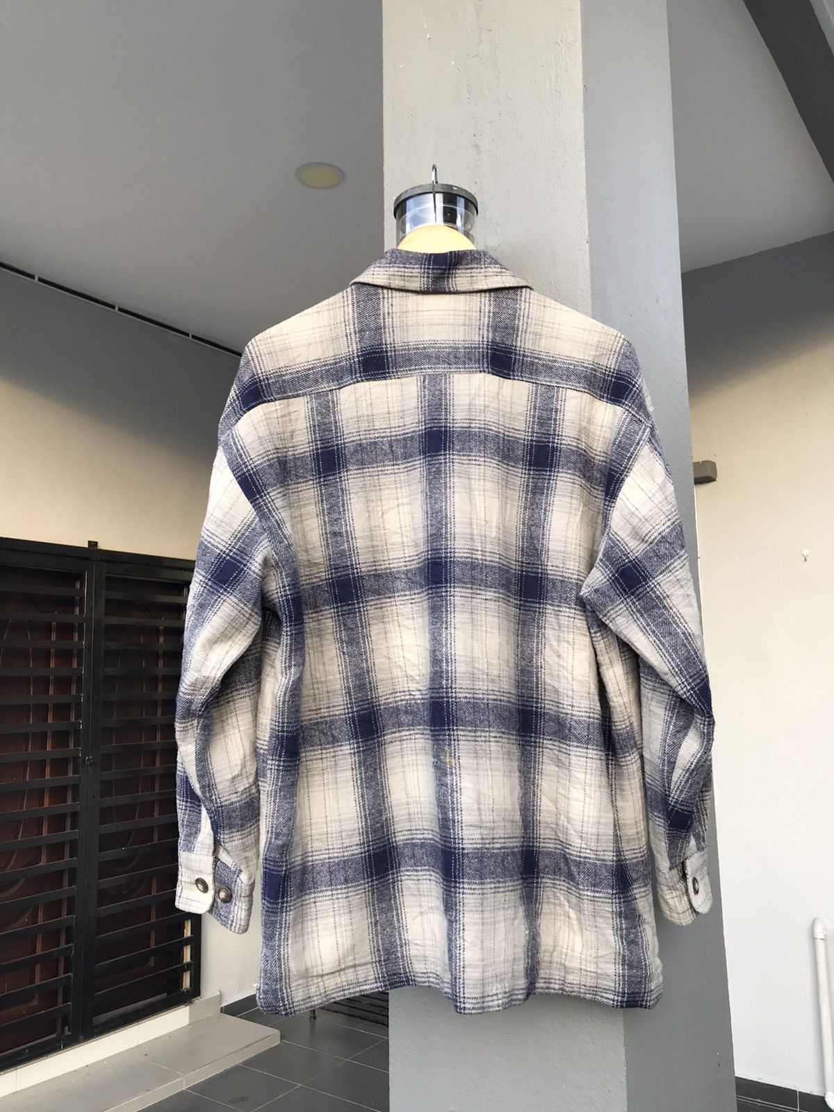 Japanese Brand × Vintage Vintage Lucky Strike Zipper Wool Flannel Size US M / EU 48-50 / 2 - 10 Thumbnail