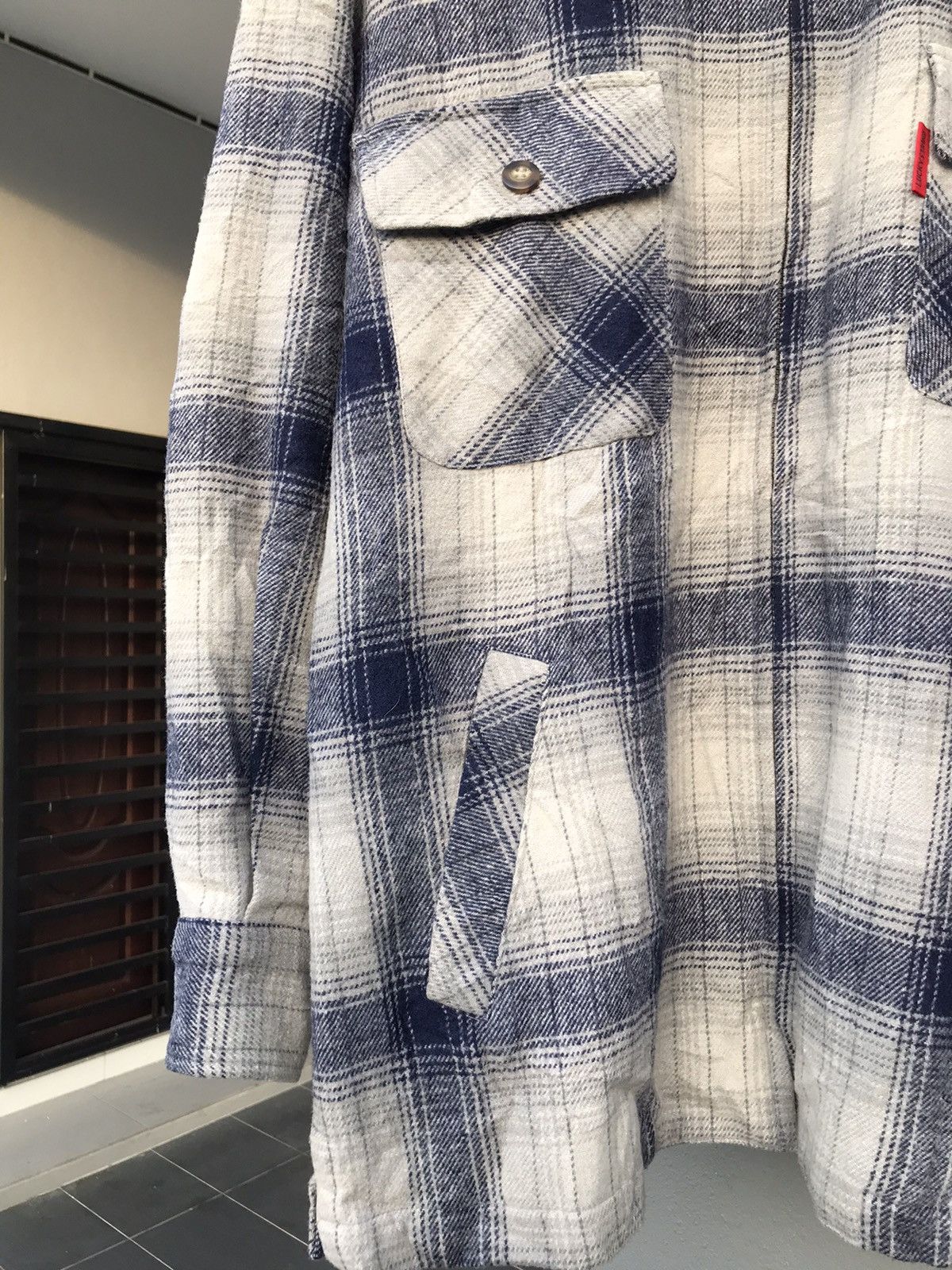 Japanese Brand × Vintage Vintage Lucky Strike Zipper Wool Flannel Size US M / EU 48-50 / 2 - 4 Thumbnail