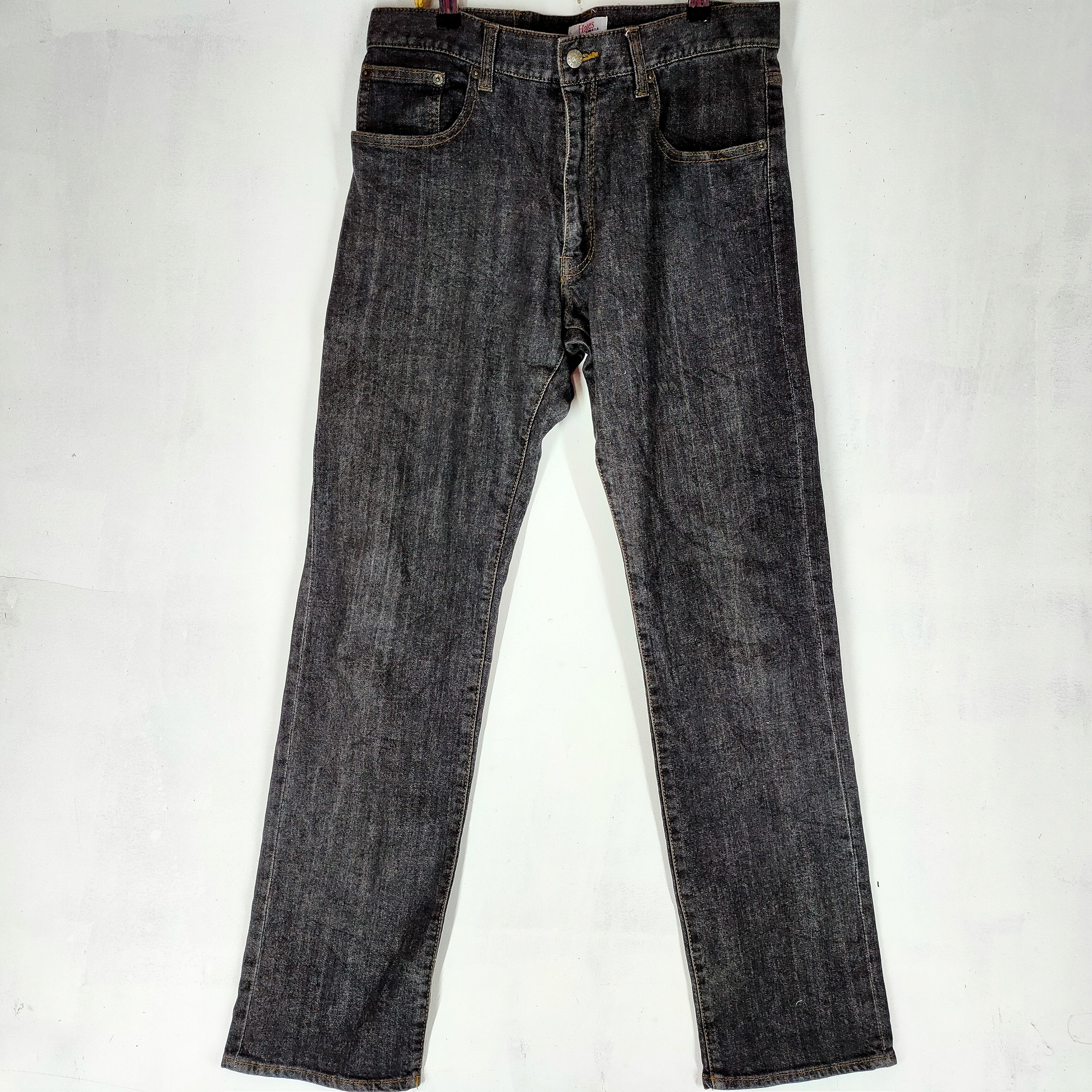 Hanes HANES NORTH CAROLINA USA Denim Y2K Denim Jeans Size US 33 - 2 Thumbnail