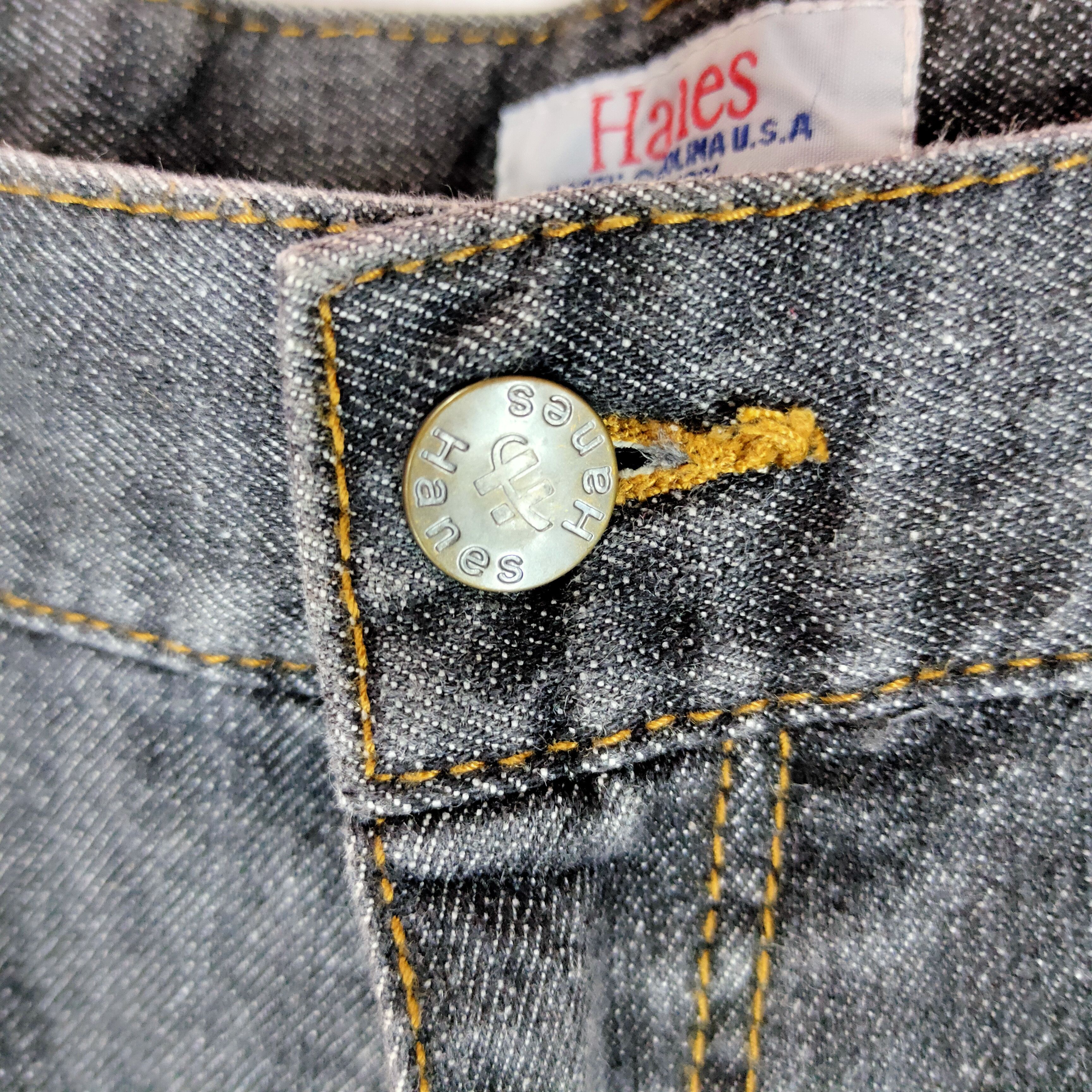 Hanes HANES NORTH CAROLINA USA Denim Y2K Denim Jeans Size US 33 - 3 Thumbnail