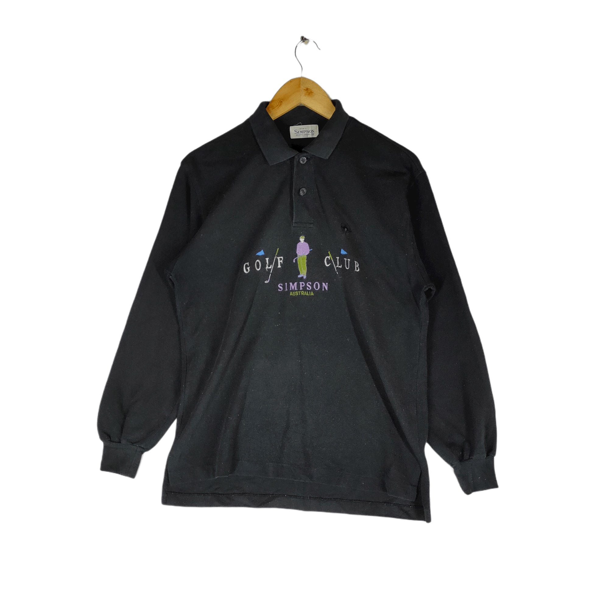Vintage Vintage SIMPSON GOLF AUSTRALIA Club Embroidery Logo Polo Size US M / EU 48-50 / 2 - 1 Thumbnail