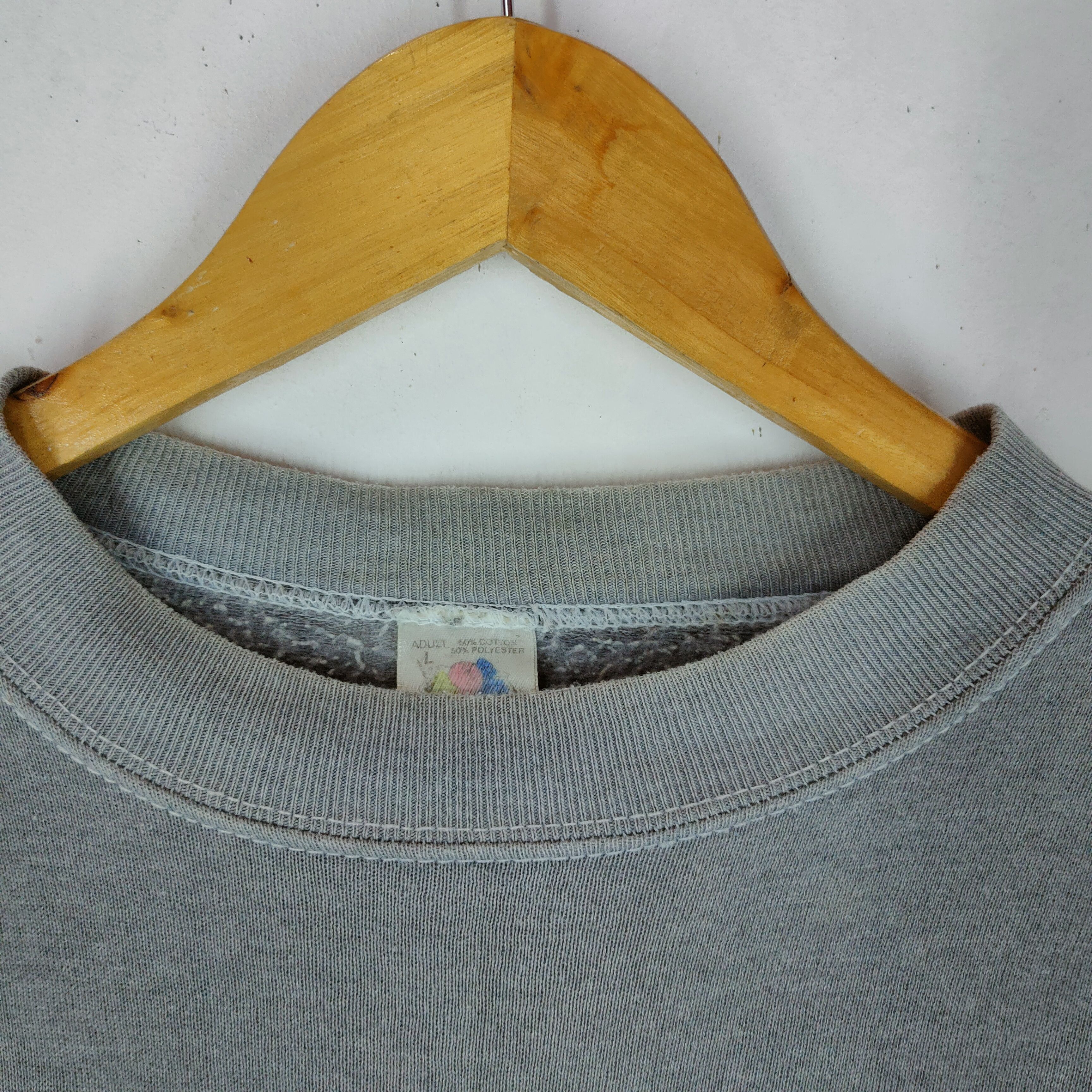 Vintage Vintage 90s FOTL KANSAS Spellout Distressed Sweatshirt Size US L / EU 52-54 / 3 - 4 Thumbnail