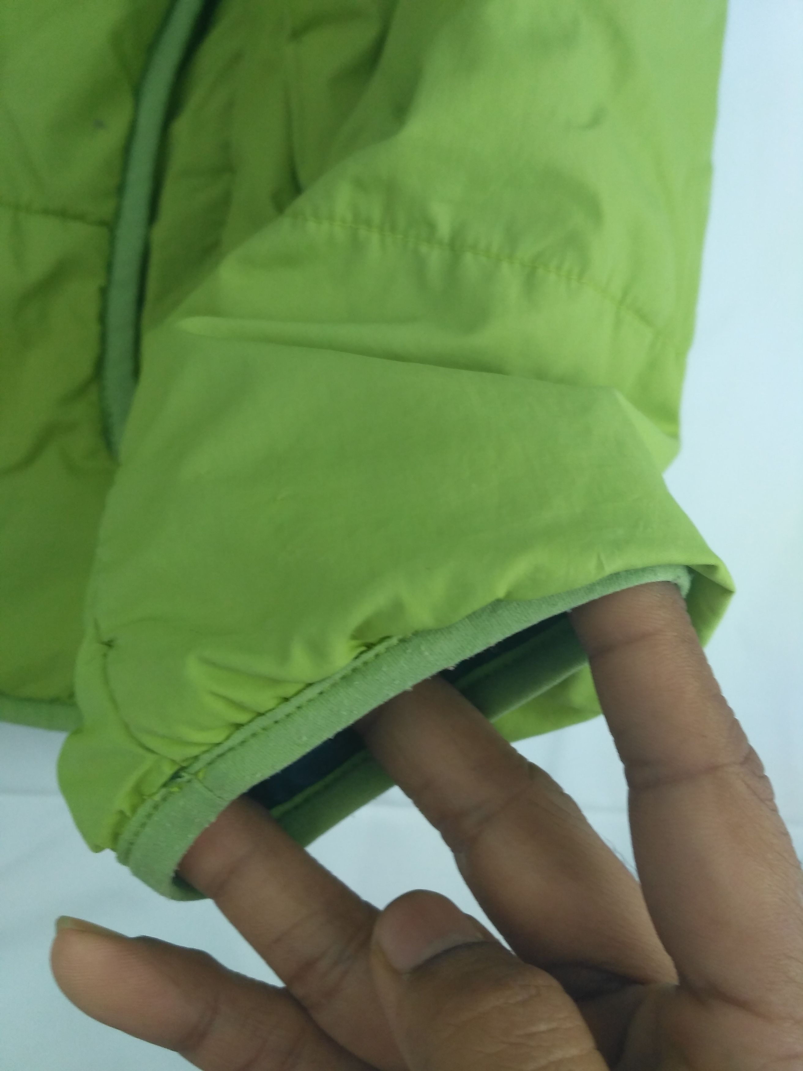 Montbell Rare MONTBELL REVERSIBLE KIDS Fit XXS Green JACKET Size US XXS / EU 40 - 3 Thumbnail