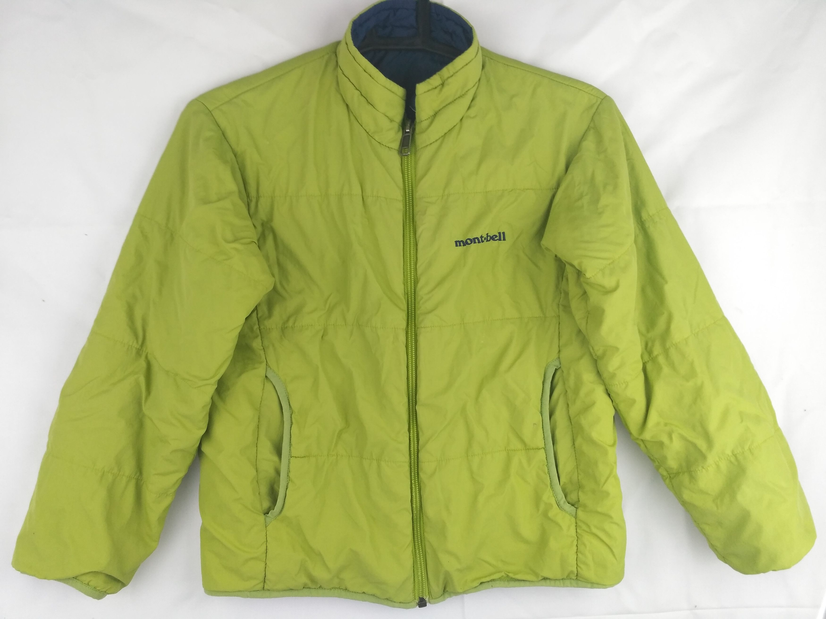 image of Montbell Reversible Kids Fit Xxs Green Jacket (Size 2XS)