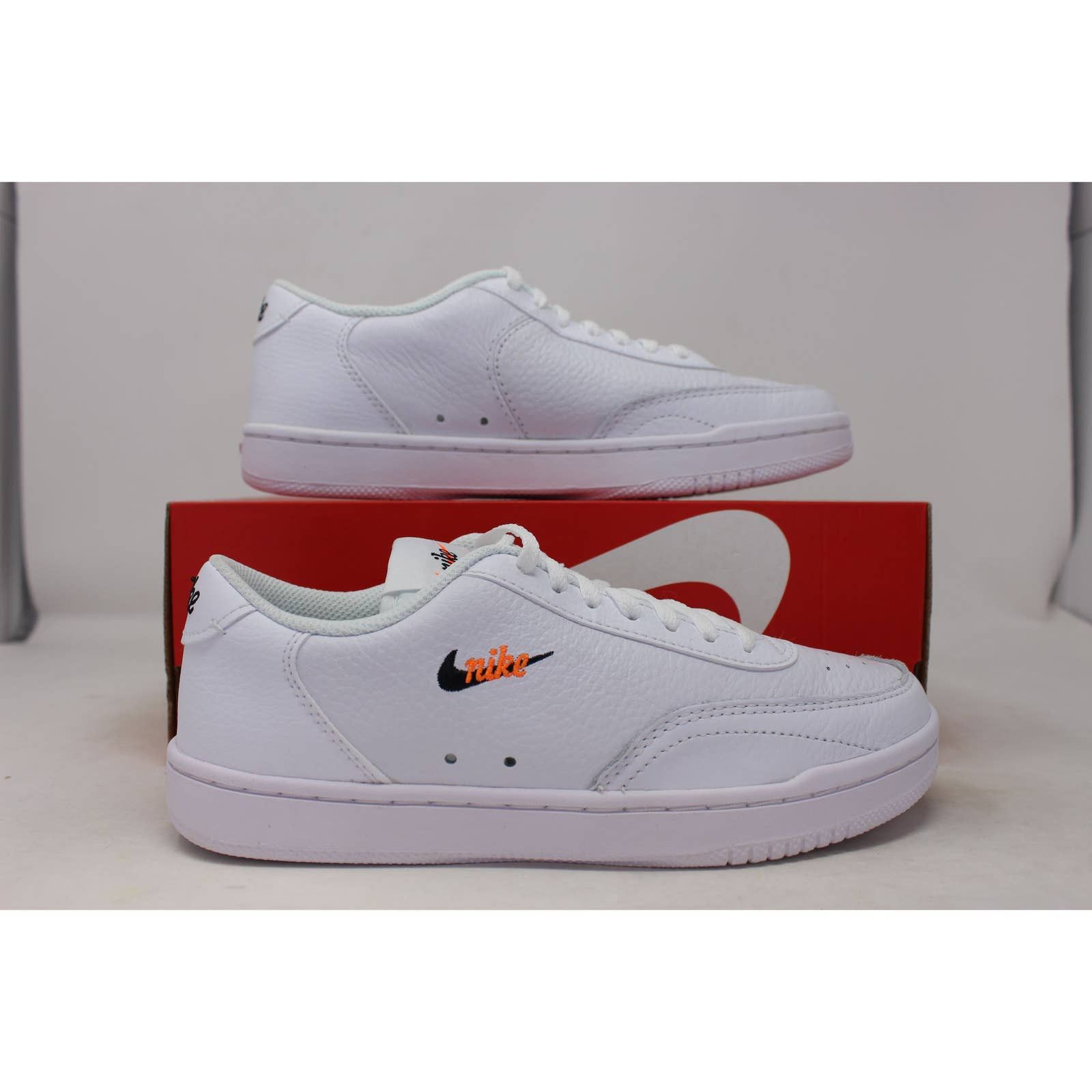 Nike Court Vintage PRM White/Black Total Orange CW1067 100 Grailed