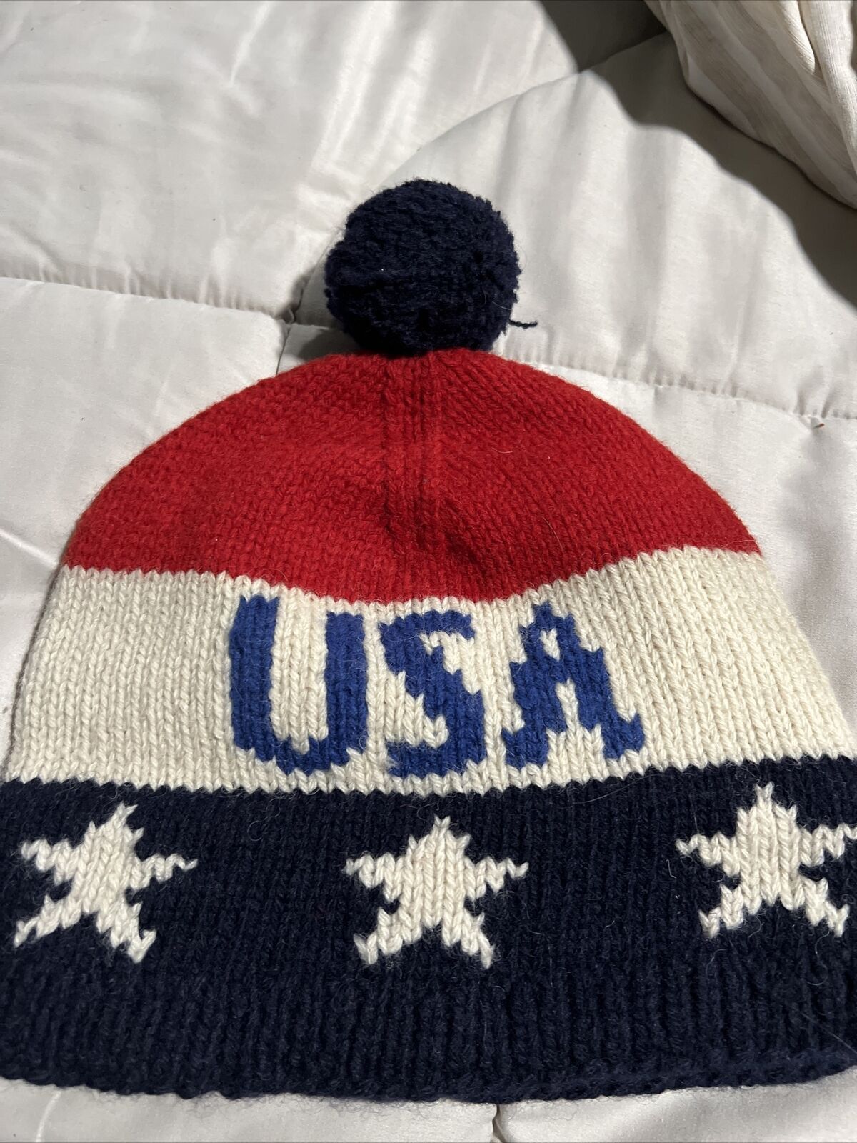 Polo Ralph Lauren Vintage Polo Ralph Lauren Spelled Out POLO USA beanie Size ONE SIZE - 4 Thumbnail