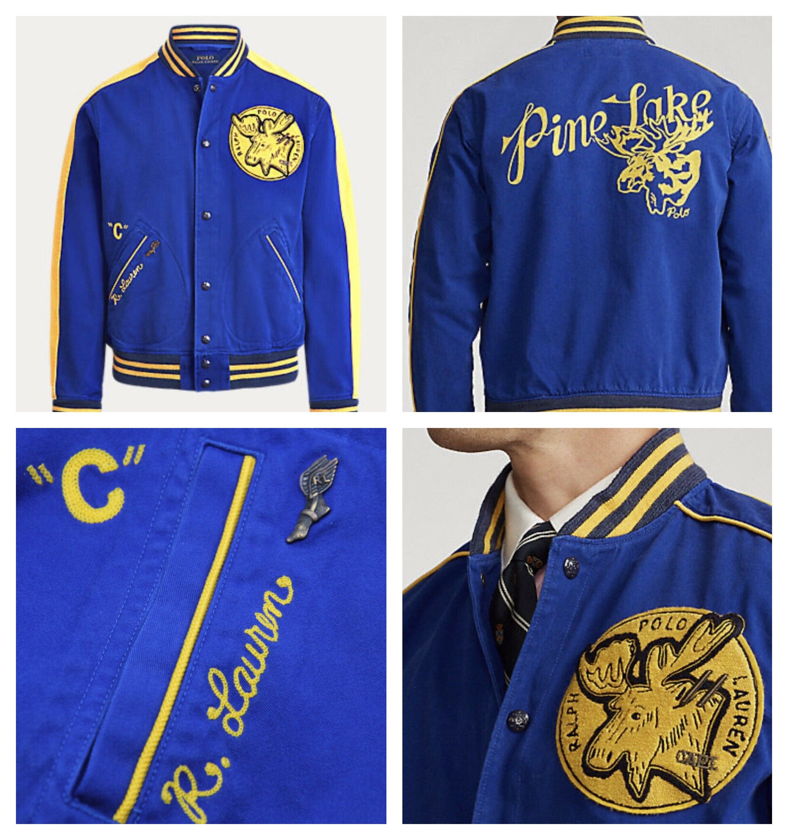 Polo Ralph Lauren Polo Ralph Lauren Sportsman Pine Lake Varsity Jacket Size US XXL / EU 58 / 5 - 1 Thumbnail