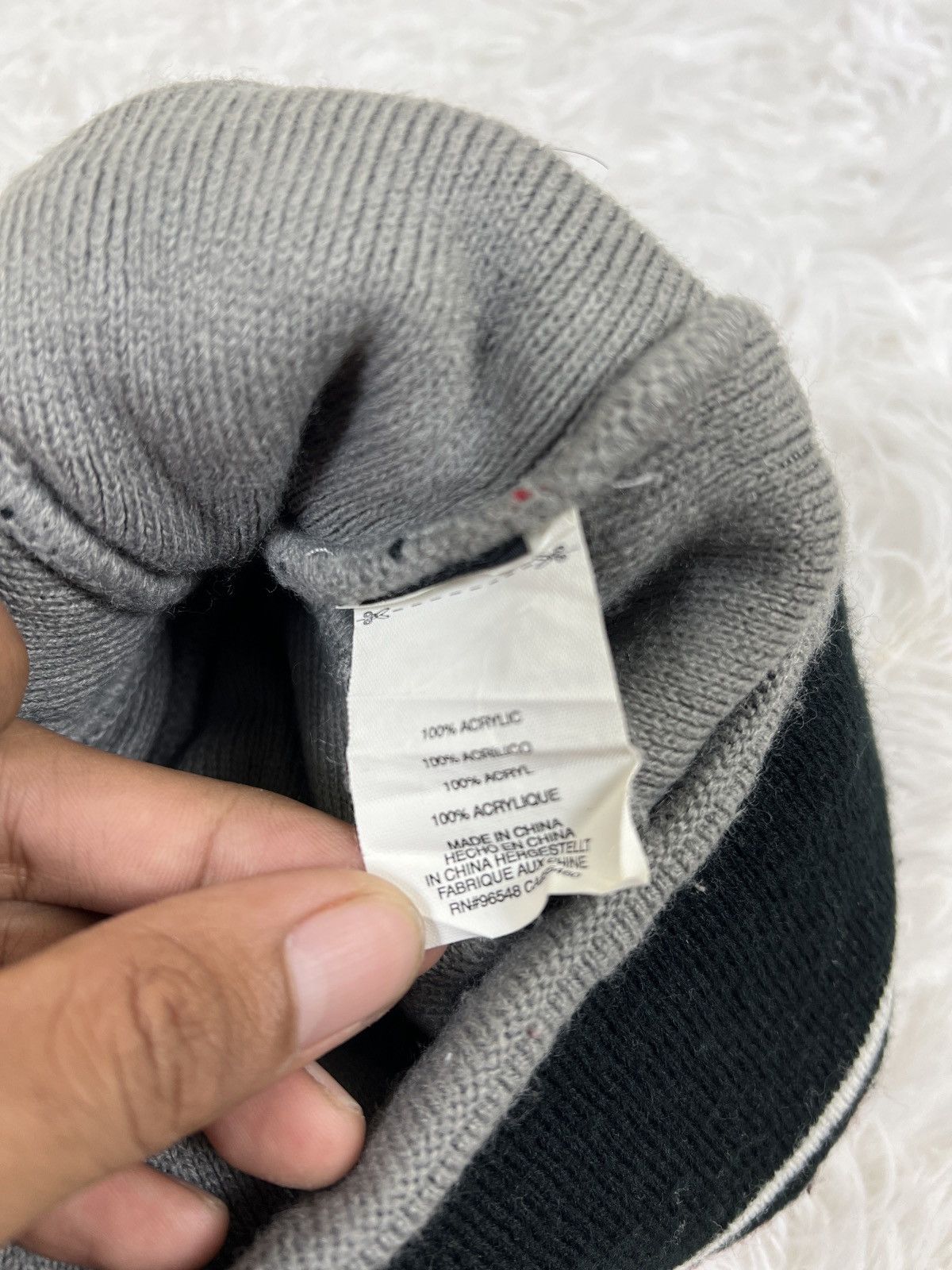 Oakley Vintage Oakley Spell Out Beanie Hat Size ONE SIZE - 5 Thumbnail