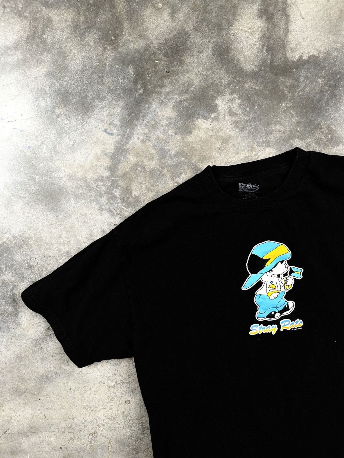 Stray Rats Stray Rats Bahamas Cartoon Tee Black Sz. XL SR Miami Size US XL / EU 56 / 4 - 2 Thumbnail