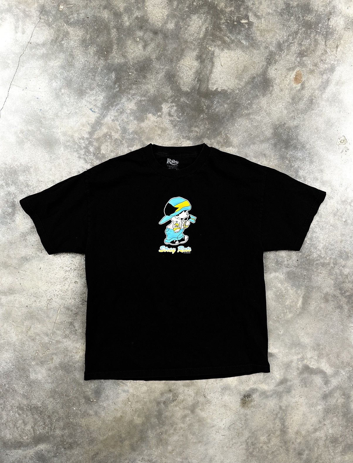 Stray Rats Stray Rats Bahamas Cartoon Tee Black Sz. XL SR Miami Size US XL / EU 56 / 4 - 1 Thumbnail